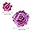 Topbuti Rose Hair Clip, 4 Pcs Fabric Rose Flowers Hair Clips, Mexican Hair Flowers Pin up Headpieces for Woman Girl Wedding Party Mother\'s Day (Light Purple)