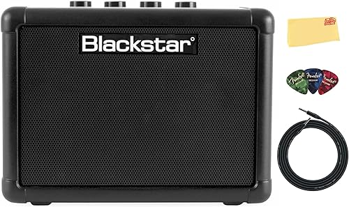 Miniatura 11 de Blackstar Fly 3 - Mini amplificador de bajo estéreo - Paquete negro con cable de instrumento, púas y paño de pulido Austin Bazaar