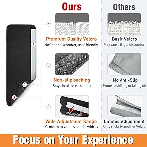 Refrigerator Door Handle Covers, Set of 4, Non-Slip Fridge Handle Covers, Washable Appliance Handle Covers, Keep Your Kitchen Clean, Freezer Microwave Oven Dishwasher Handle Protector(Black)