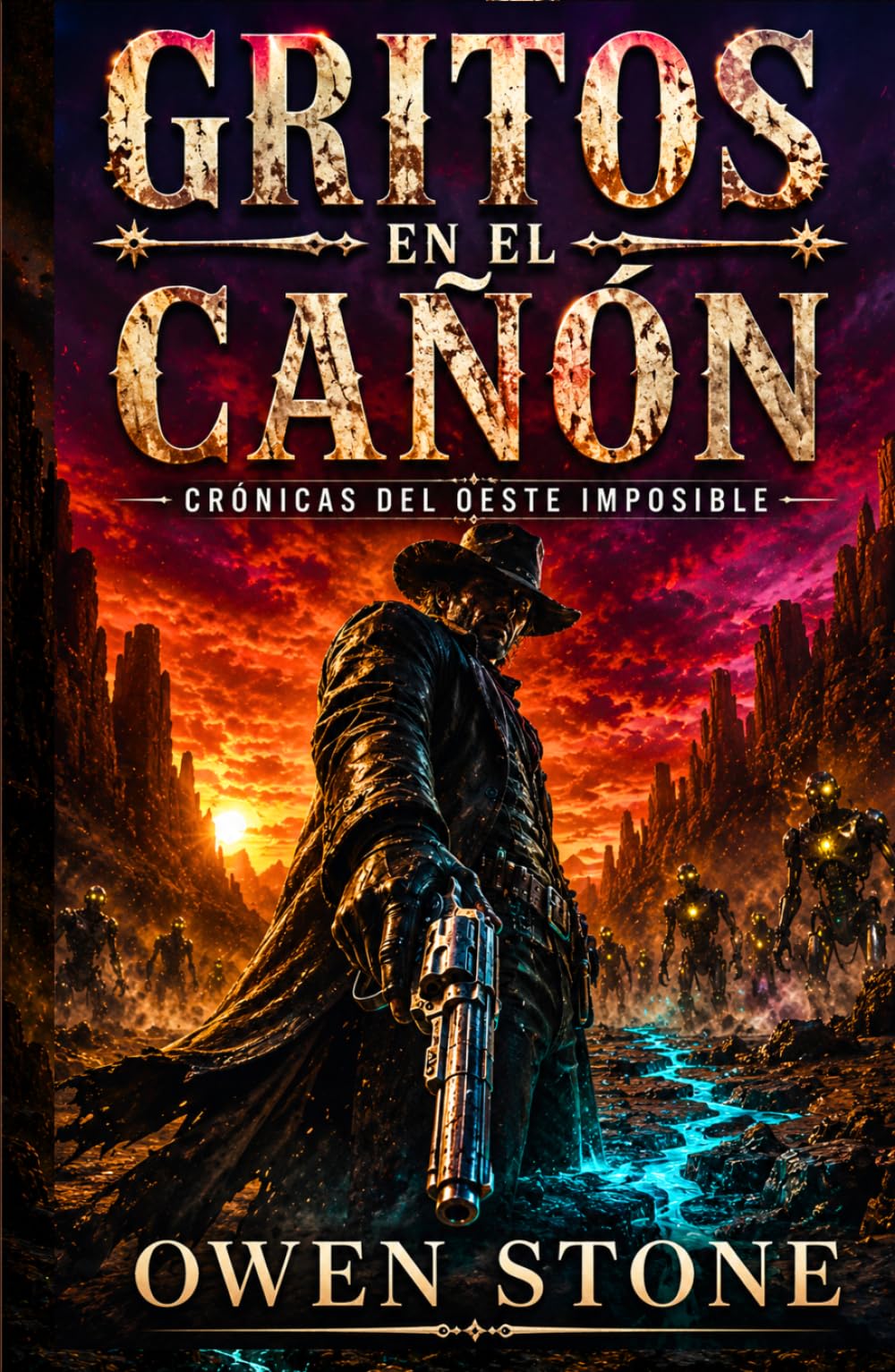 Gritos en el cañón: Un thriller de suspense, acción y misterio en el Salvaje Oeste