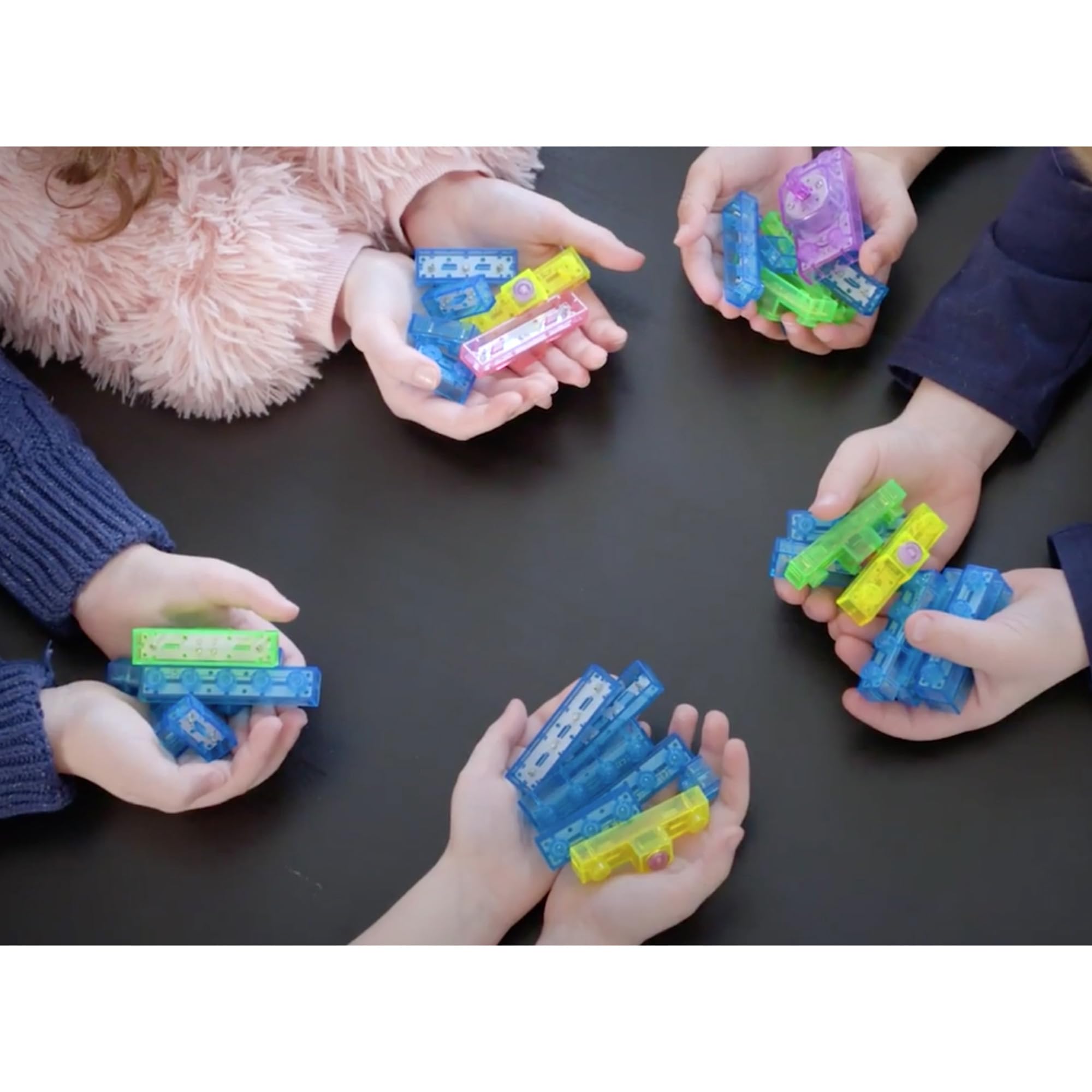 E-BLOX Build Your Own Sound Activated Dancing Lights STEM Kit, Reacts to Voice & Dances to Music, Building Blocks Circuit Toy Set for Kids, Birthday Gift, Boys, Girls, 5+ - Image 2