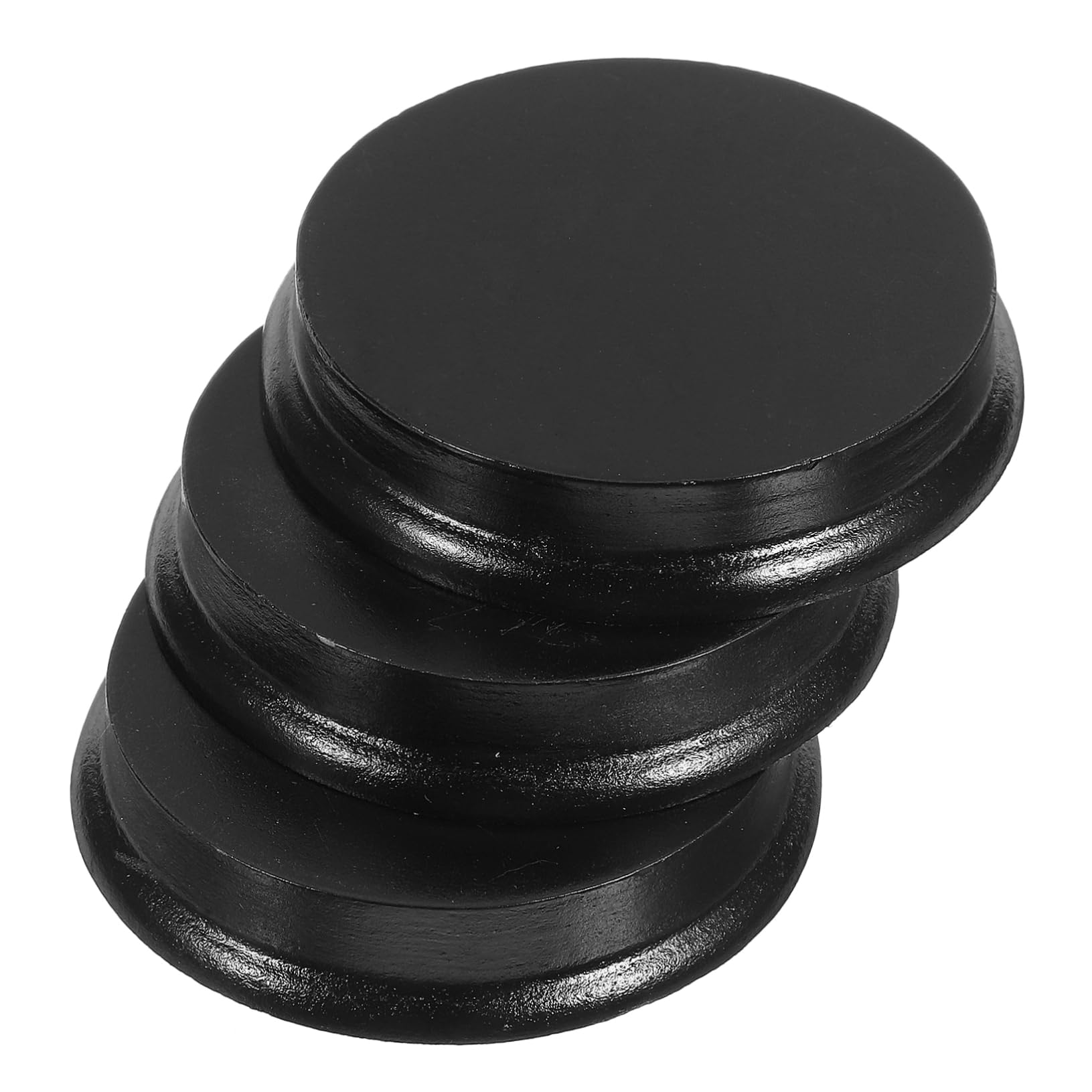 Cabilock Sets Diy Material Wooden Base for Doll Models Support Stand Action Figure Display Holder Pcs