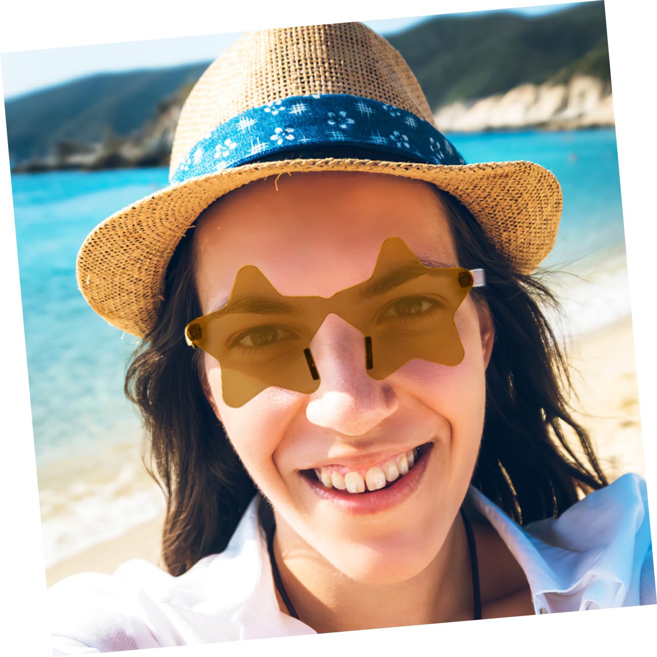 24piezas Gafas Divertidas De Accesorios Coloridos Para Cumpleaños y Celebraciones Lentes Sin Marco Adultos