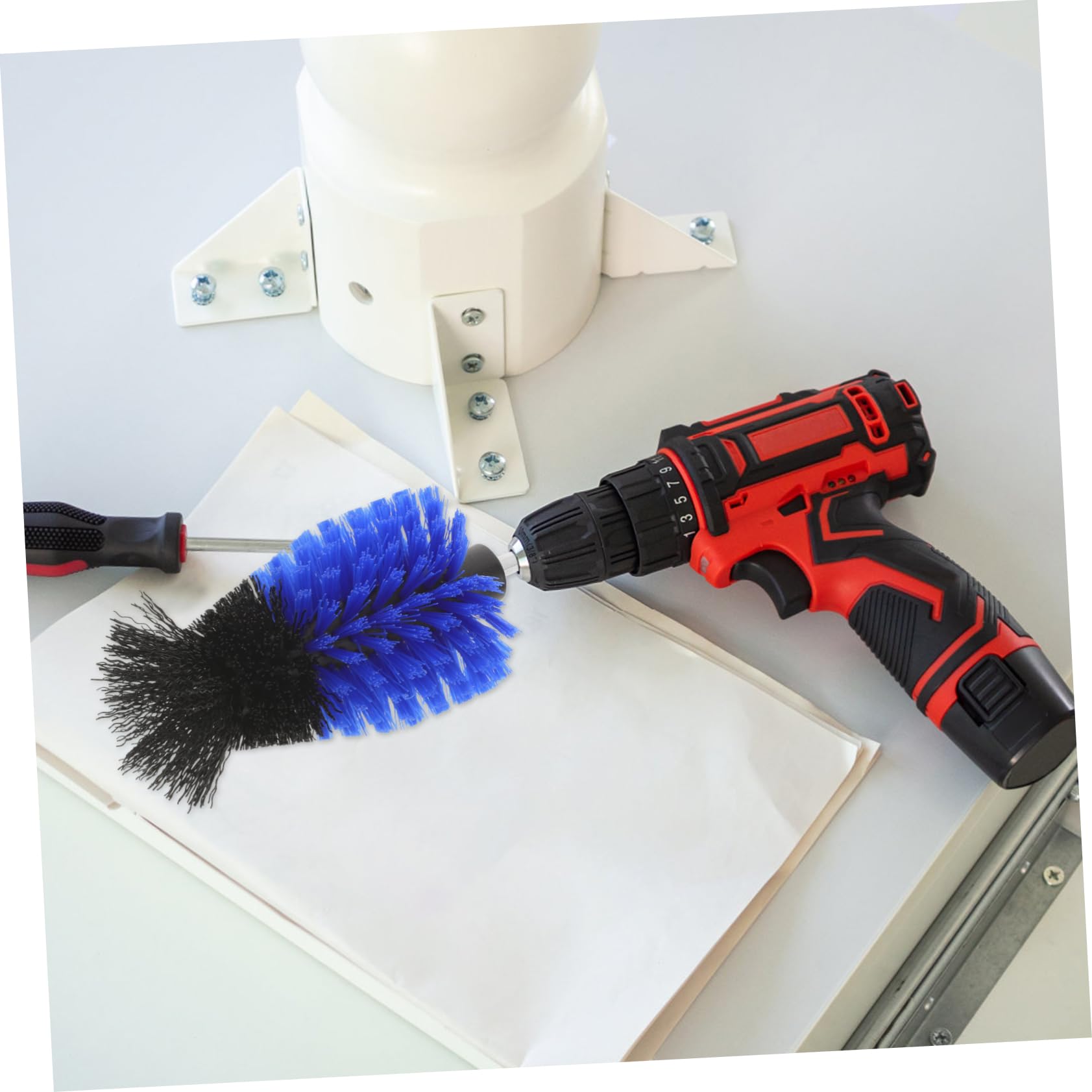 Baluue 10piezas Kit De Cepillos De Limpieza para Taladro Accesorios De Fregado para Baños Azulejos y Vehículos Resistente y Duradero para Limpieza Profunda