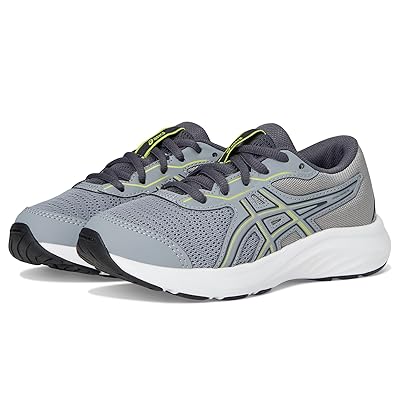 ASICS Kids Contend 9 Grade School (Little Kid/Big Kid) Kids Shoes Gravel/Citron