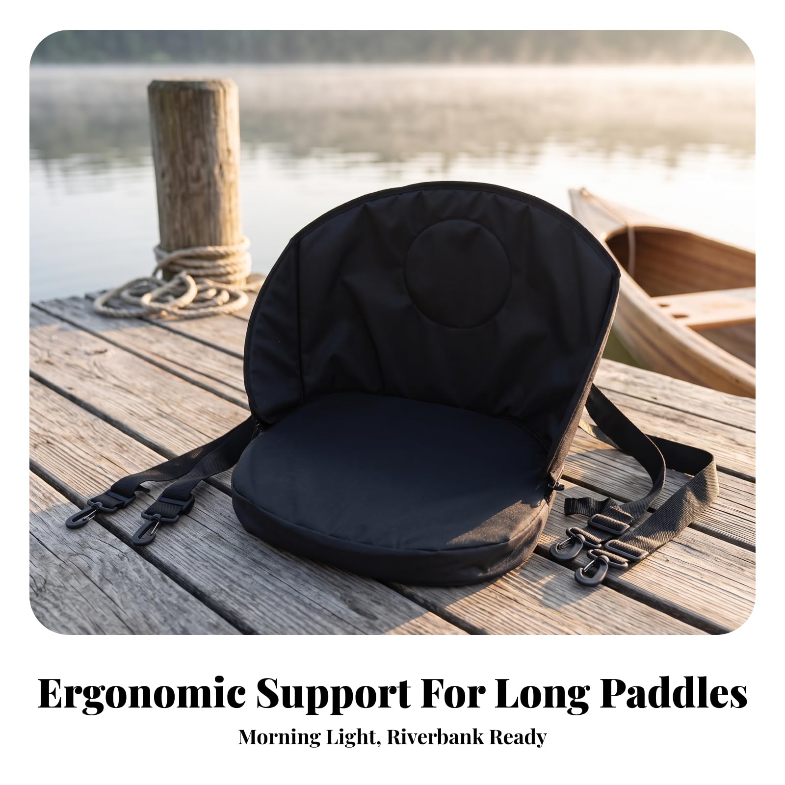 Gralara Seggiolino Universale Ergonomico | Imbottito, Seggiolino per Paddle Board Cinghie, Resistente, Paddle Board, Paddler