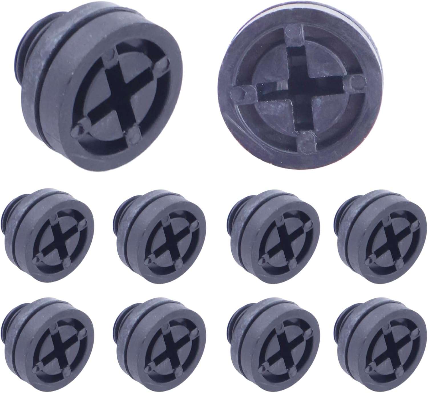 10X Radiator Drain Plug 21440-50Y00 45124AC000 45128KA000 Compatible With Nissan Altima Infiniti G20 Mazda 2003–2008 Mazda 6 Subaru 2012–2020 WRX 2013–2020 WRX STI Replace for Dorman 61137