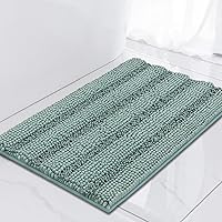Vista 153 de Turquoize Alfombras de Baño Chenille Peludas Alfombra de Baño Antideslizante Gruesas Alfombras de Baño Peludas para Baño Chenille Juego de Alfombra
