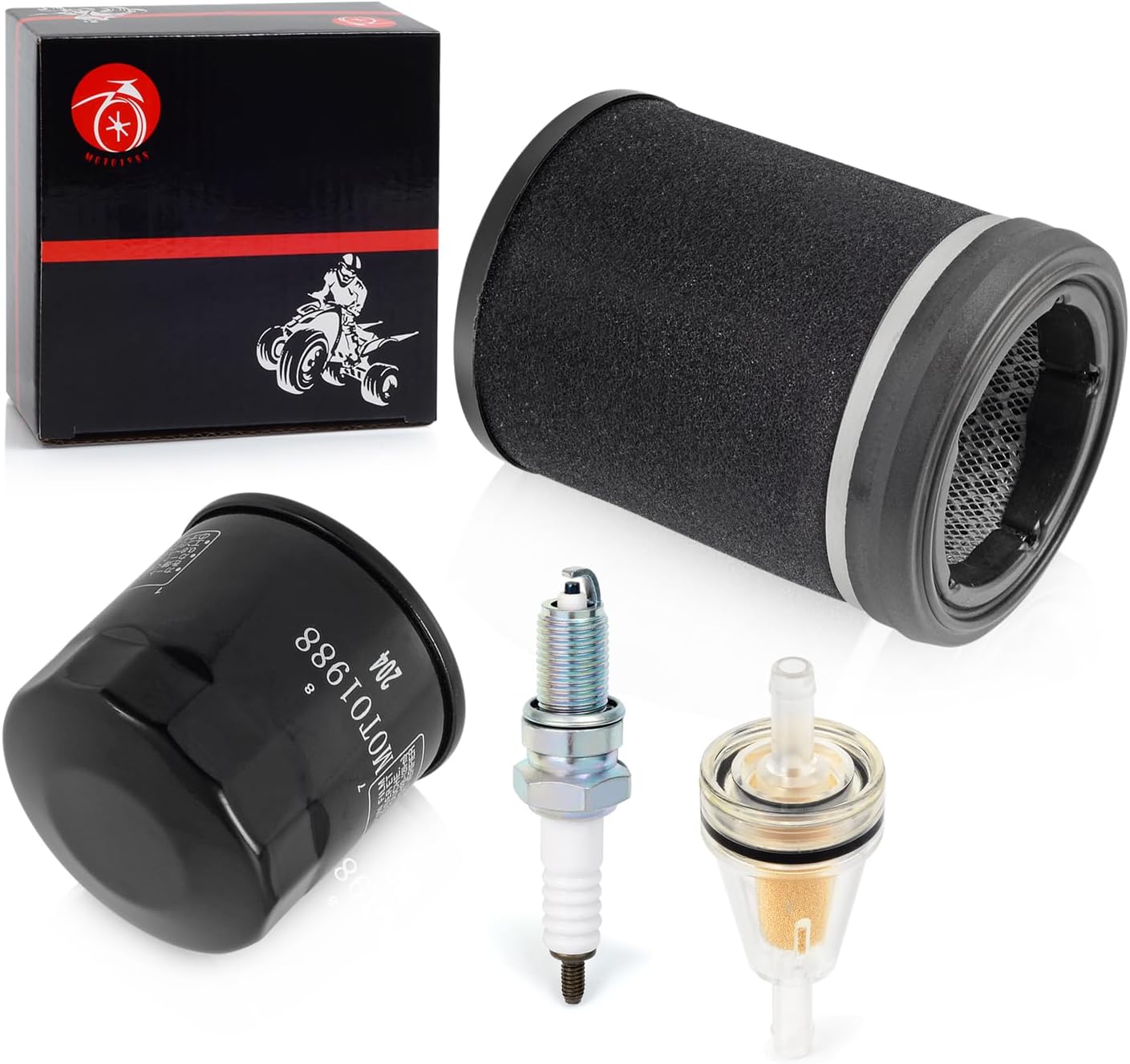 Air Filter Oil Filter Spark Plug For Kawasaki Prairie 360 KVF360 2x4 4x4 2003-2013 11013-1292