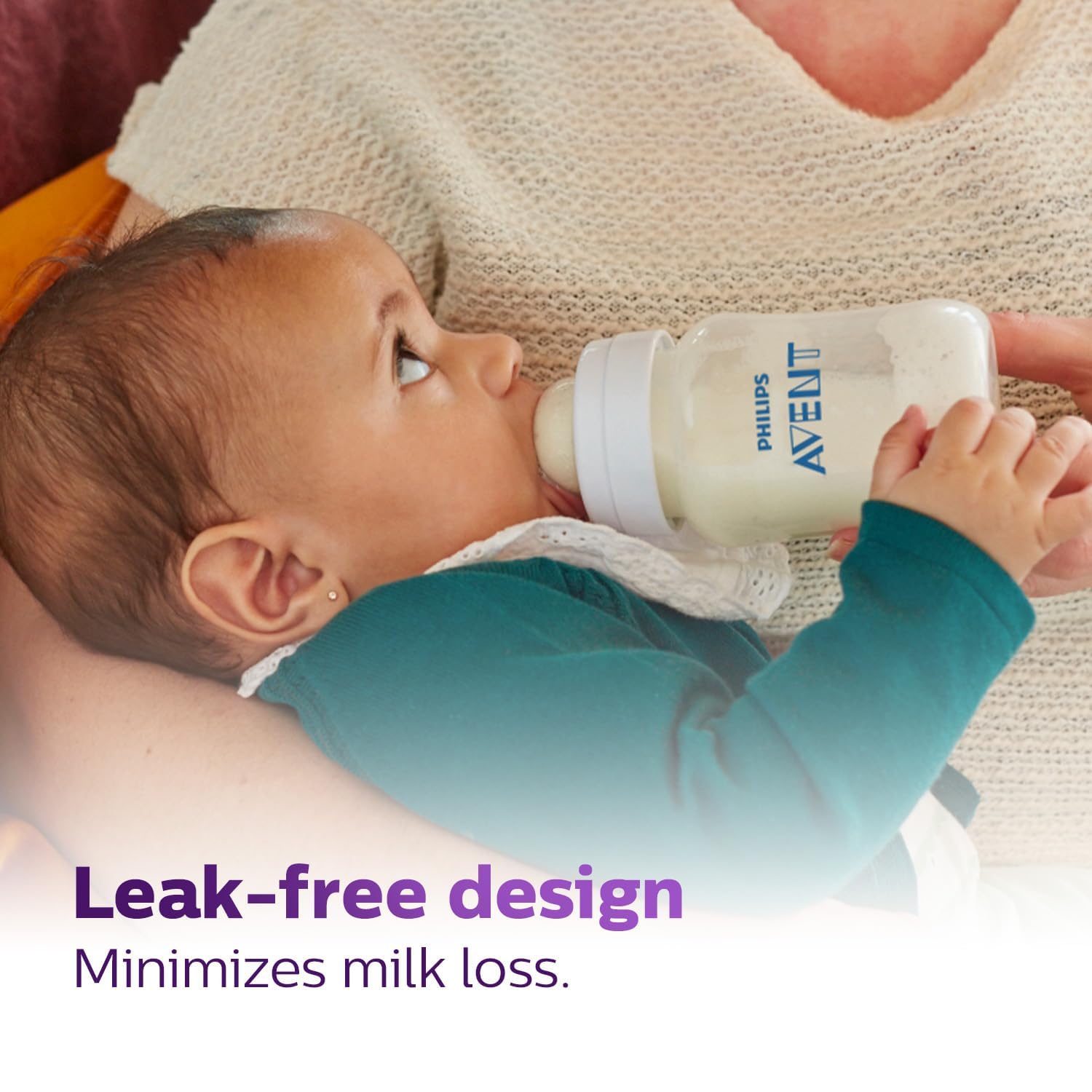 Philips Avent Anti Colic Baby Feeding Bottle 260ml (Twin Pack)| Anti-Colic Value Help Reduce Air Ingesion | SCY103/20 - Image 6 thumbnail