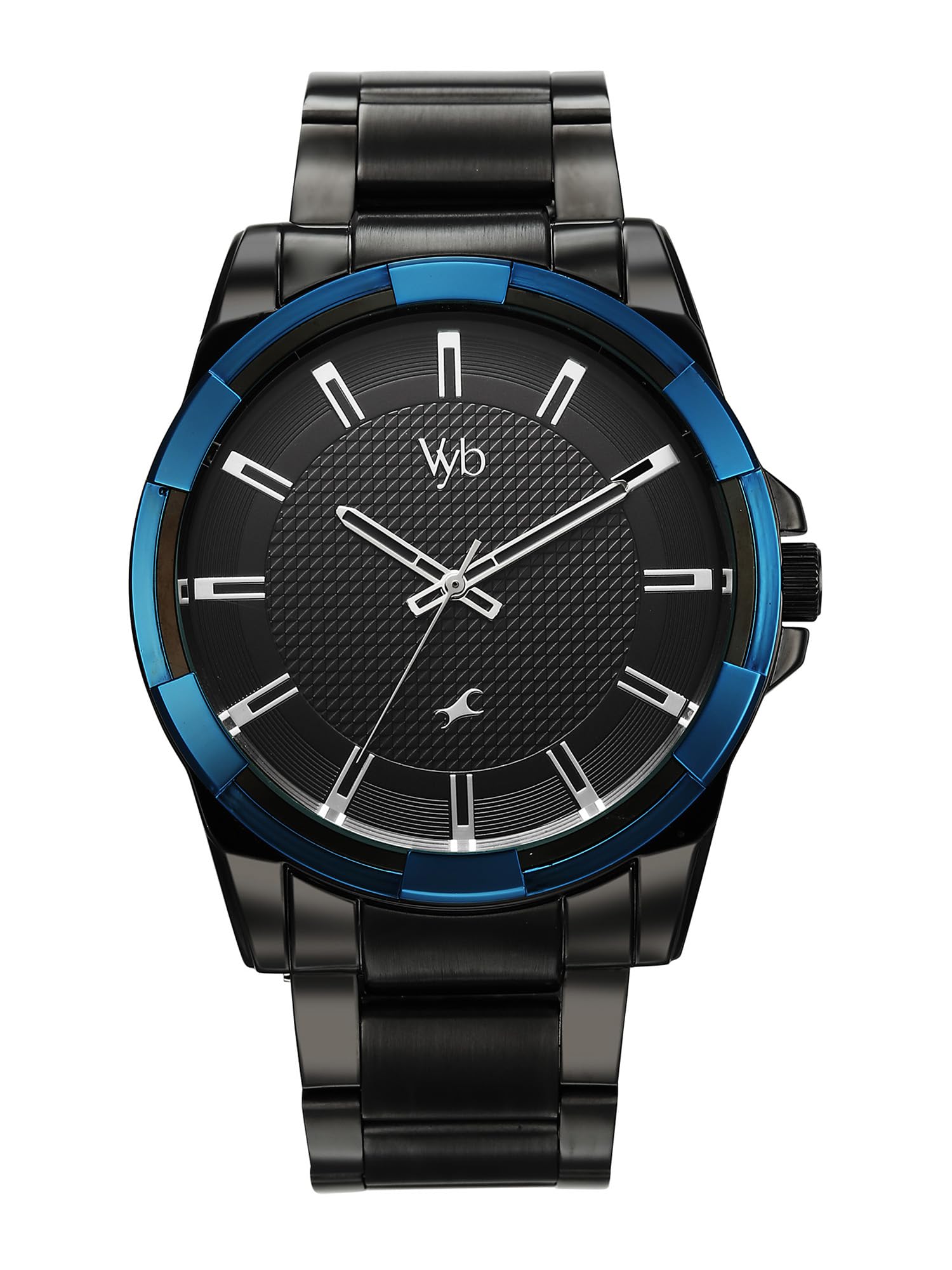 fastrack Vyb Horizon with Quartz Analog Black Dial Black Alloy Strap Watch for Men - FV30049KM01-picture-36