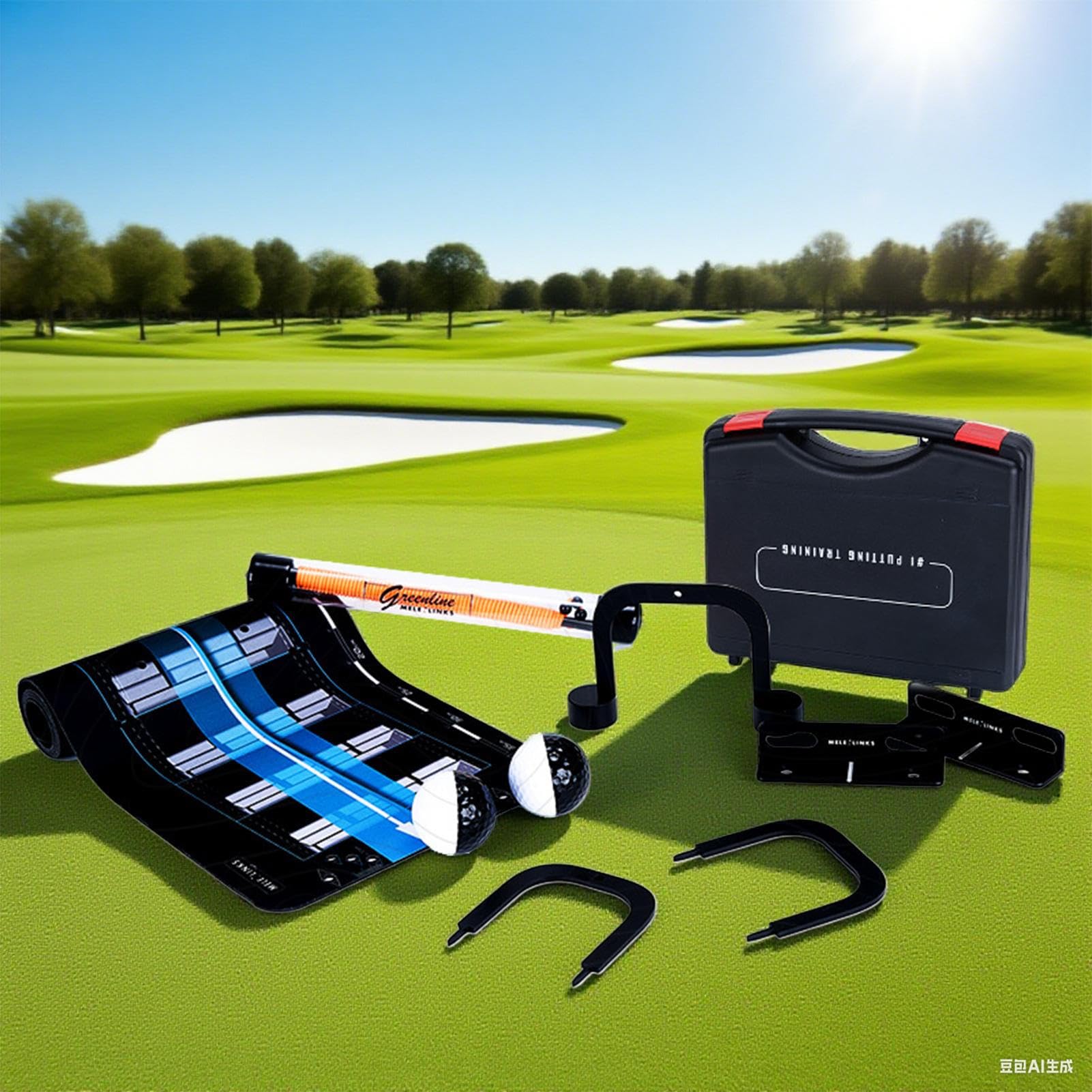 Attrezzo Di Allenamento Per Putting Nel Golf Attrezzi Per Esercizi Putter | Tappetino Per Pratica Putter Golf Per Principianti Giovani Donne Golfisti Appassionati Mamma Papà Famiglia