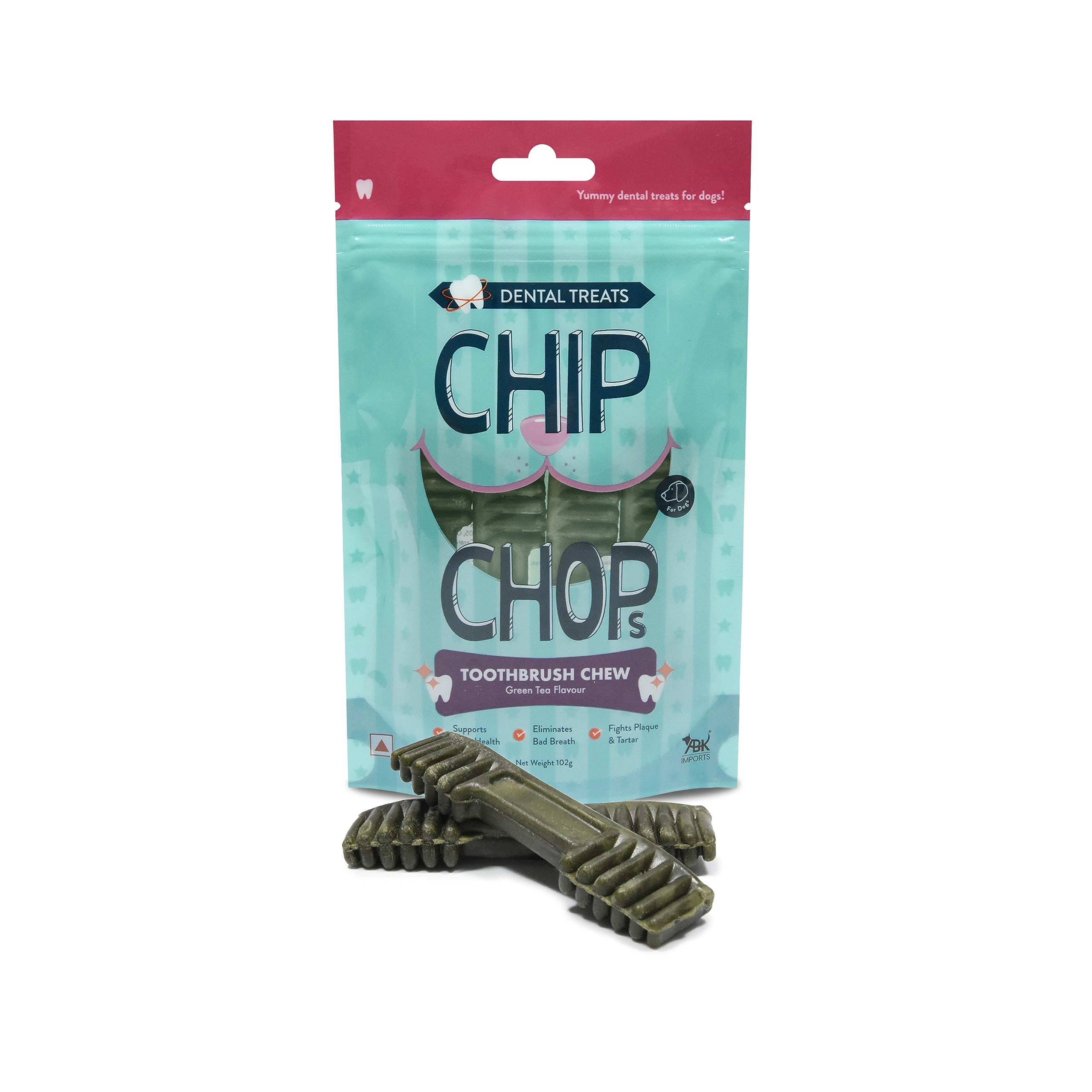 Chip Chops Toothbrush ChewGreen Tea Flavor-102g (Pack of 3) (B0CG39FMLF) Amazon Price History, Amazon Price Tracker