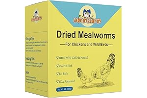 Dried Mealworms for Bluebirds: 5lb Protein Boost for Feathered Friends