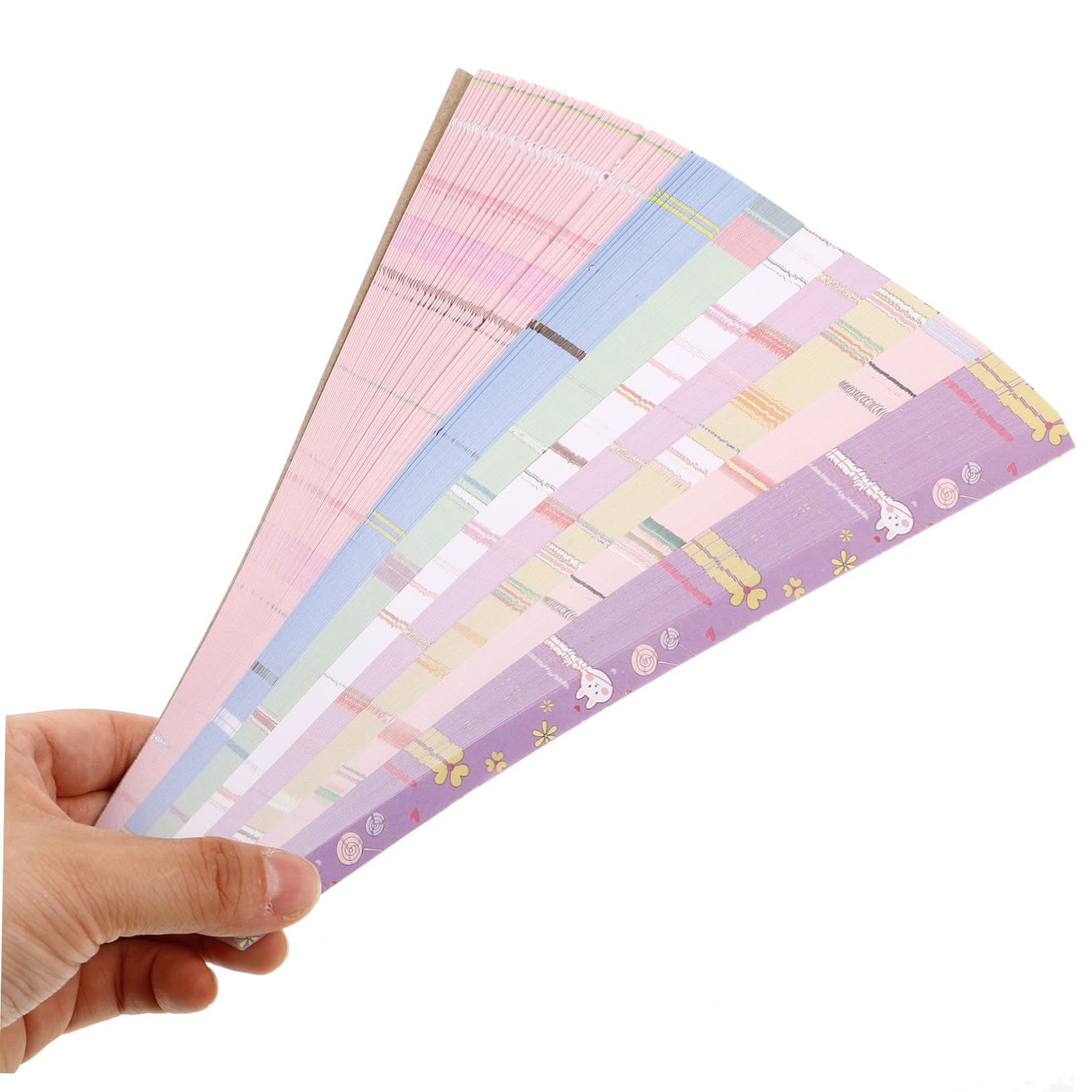 5 zestawów Papier W Paski Gwiazdy Papier W Paski Gwiazdy Rzemiosło Składane Do Kreskówek Tworzenie Gwiazdek Gwiazd 5