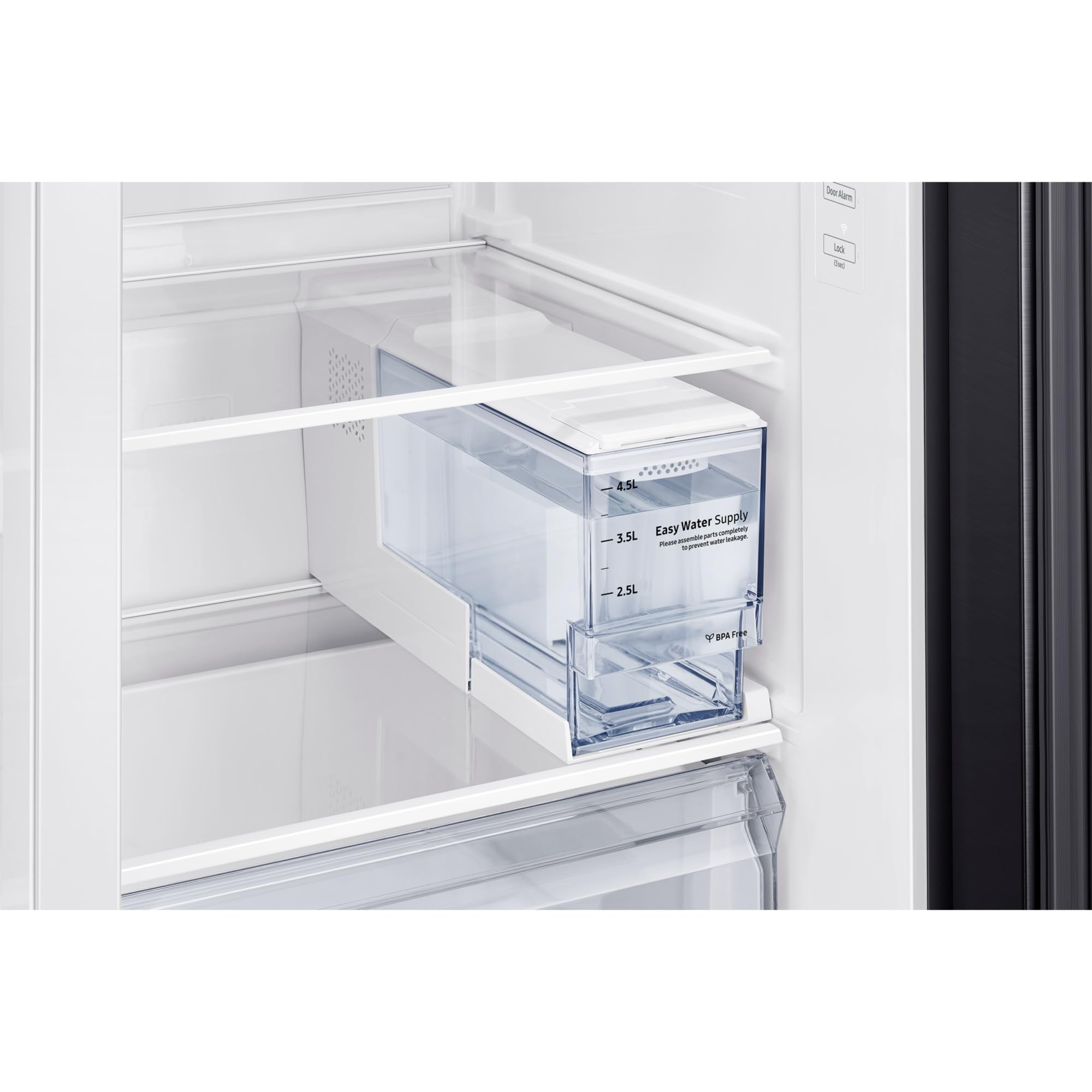 Samsung RS64DG5303B1EF Side by Side Kühl-Gefrier-Kombination Premium Black Steel