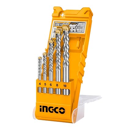 INGCO 5PCS Masonry drill bit set