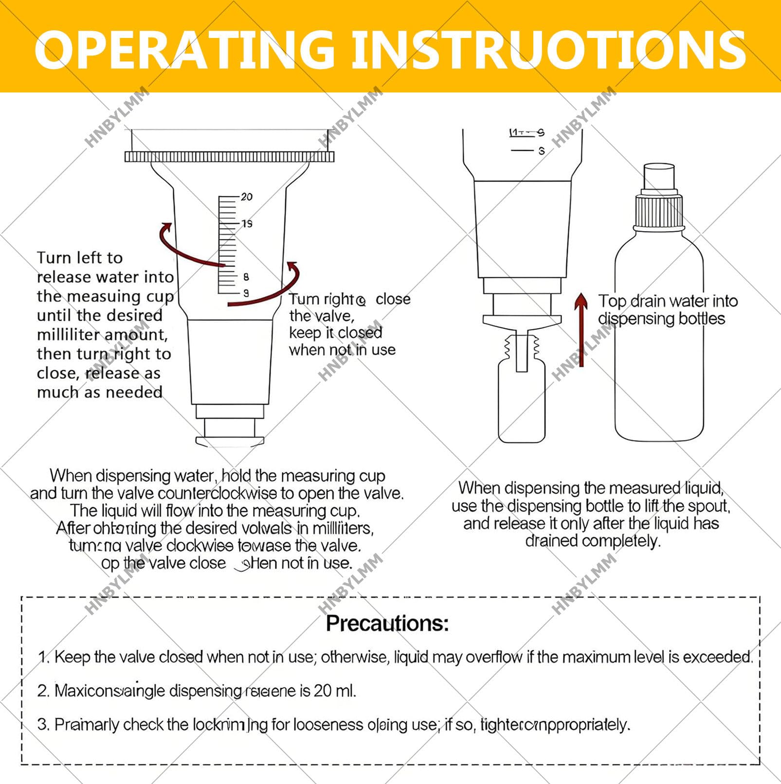 Generico Dispenser Manuale di Profumo per profumerie con flaconi in Vetro da 200 ml, da Tavolo, con 6 erogatori (Size_Name 6Heads)