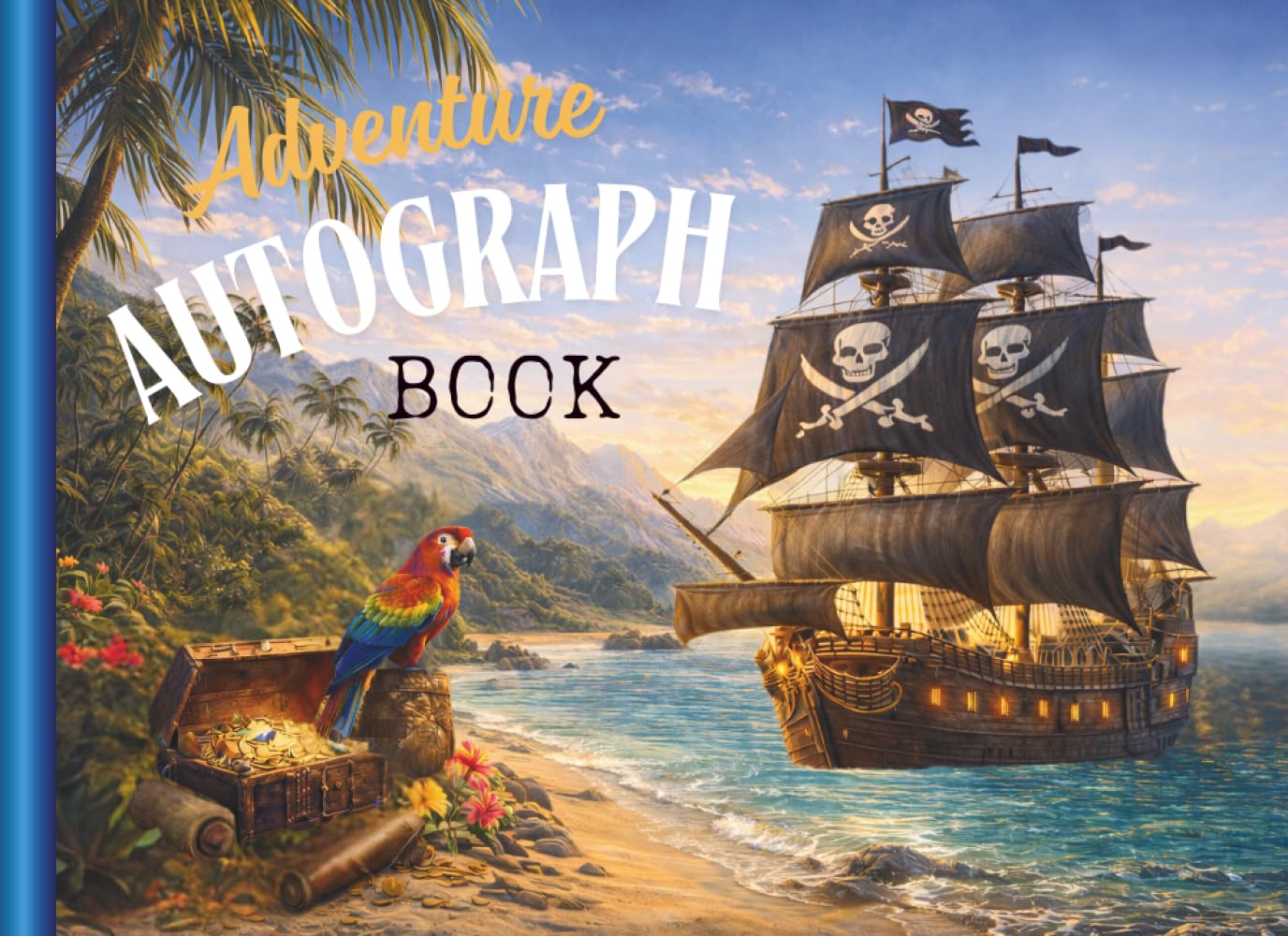 Autograph Book for Theme Park Characters: Pirate Bay: Scrapbook - Picture Book - Notebook - Journal - Diary ~ for Boys ~ Girls and all Kids at Heart