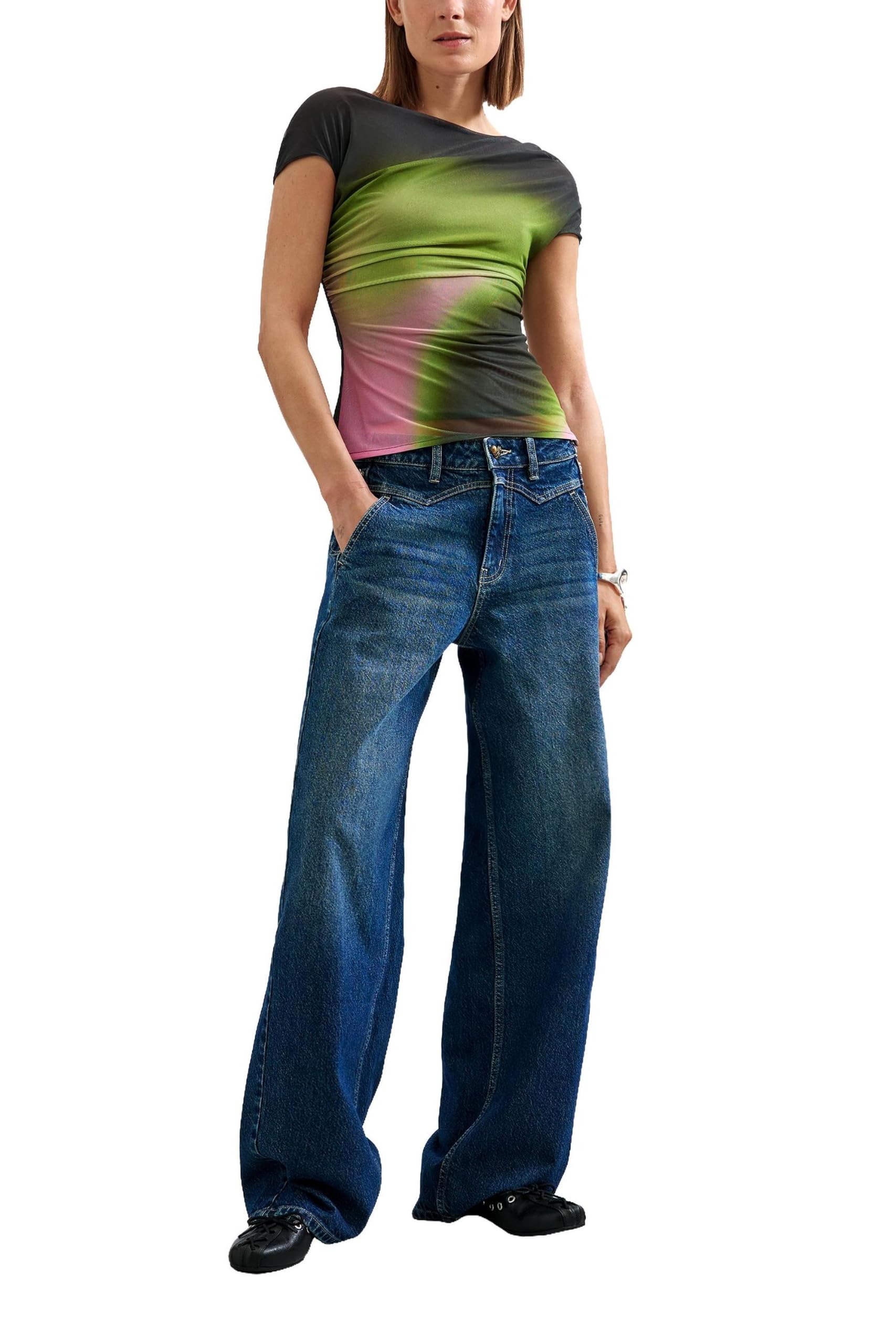 Desigual Damen Ts_cracovia T-Shirt (1er Pack)