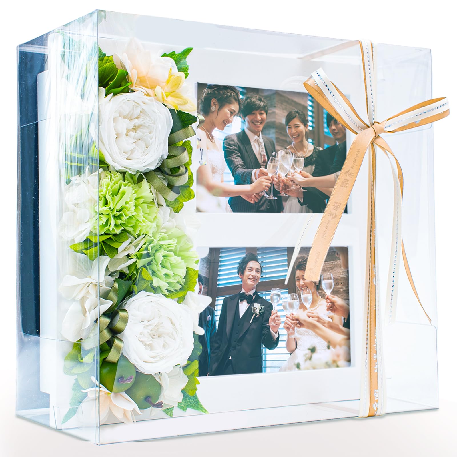 Amazon｜プリザーブドフラワー 写真立て 結婚祝い 結婚式 両親贈呈品