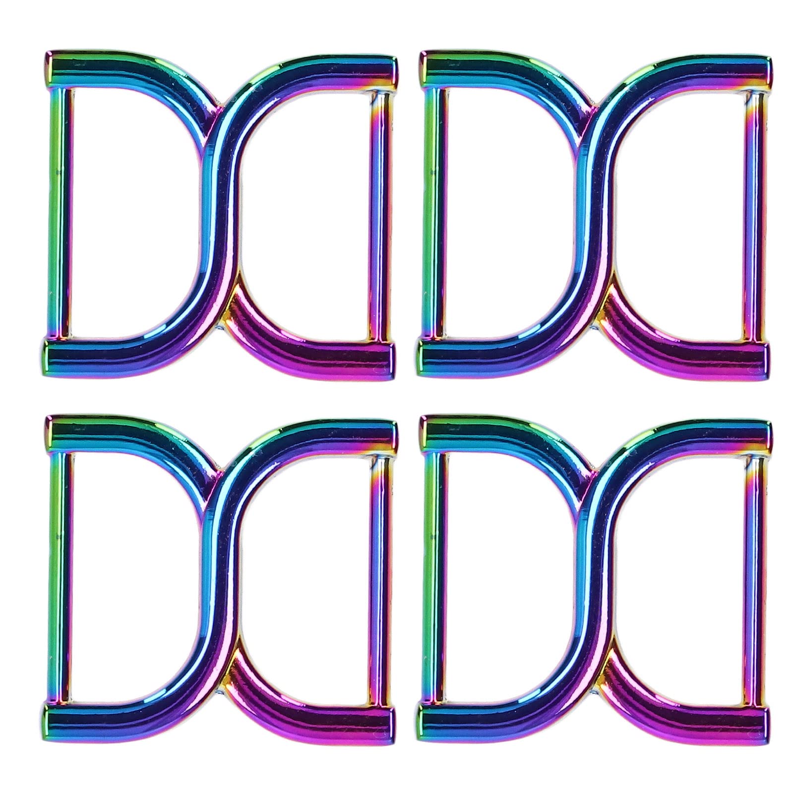 HAOX Adjustable Buckle, Double D Rings Easy Use Durable Strong Beautiful Appearance DIY Tools for Backpack Accessories Replacement