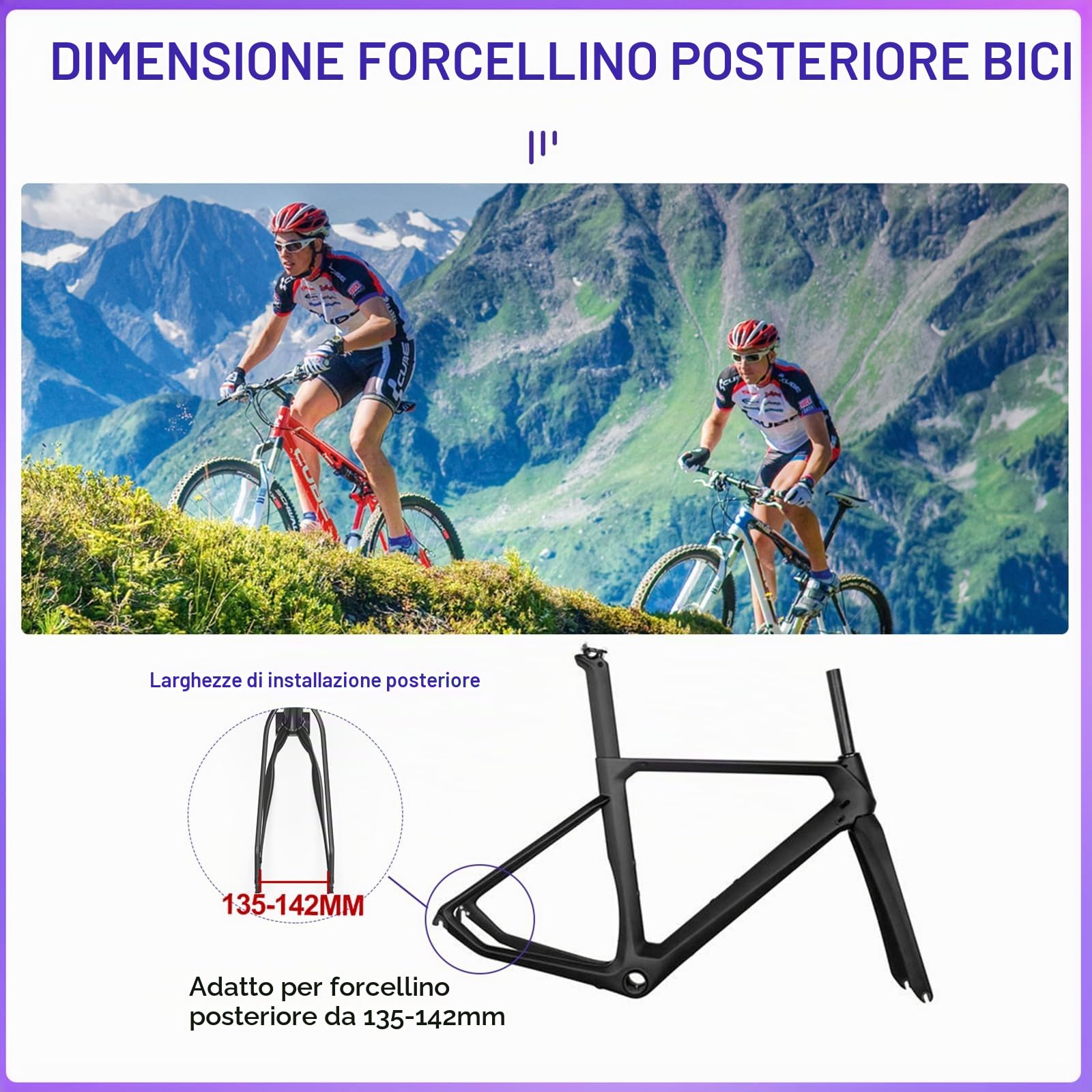 BAFANG 48V Kit Conversione Bici Elettrica G020 G0900 Posteriore 26 27,5 29 | Kit Conversione E-Bike 28 Motore con Batteria e Display Opzionali - Motore Brushless per Bici City MTB con Dropout 135-142mm