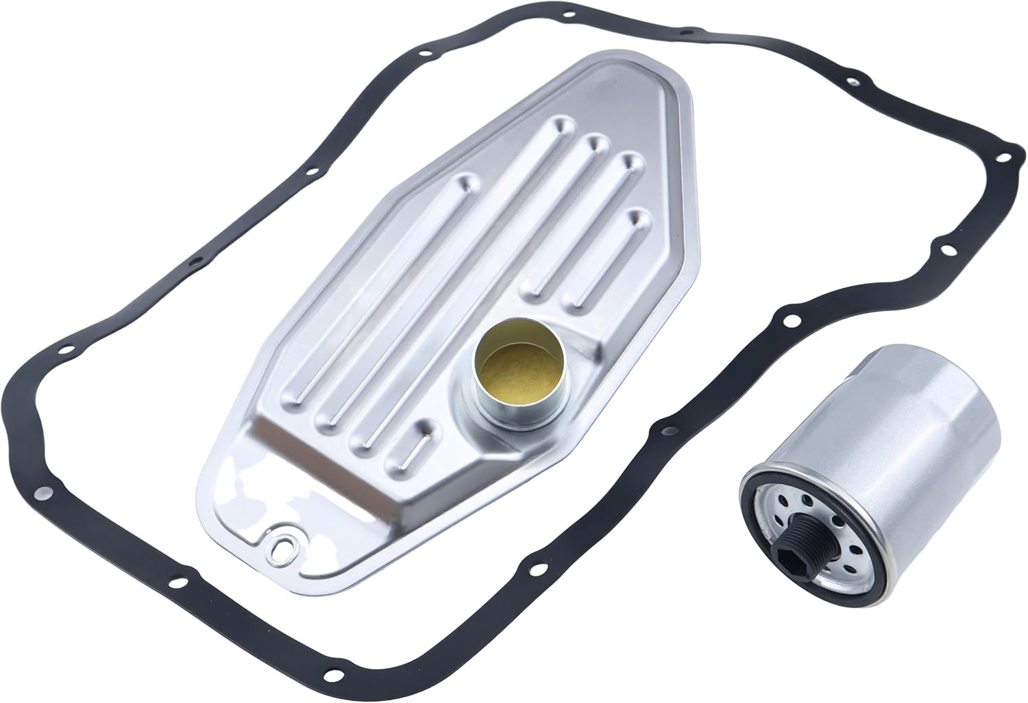 Transmission Filter Kit With Pan Gasket 5179267AD 5013470AE Compatible With 45RFE 545RFE 65RFE 66RFE 68RFE 1999-UP 4X4