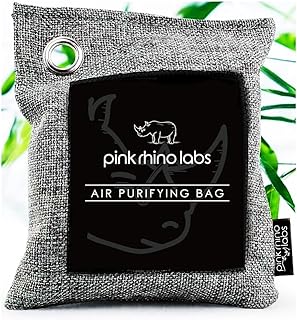 Nature Fresh Premium Bamboo Charcoal Air Purifying Bag - Scent Free Odor Eliminator for Home and Car- Kid and Pet Friendly...