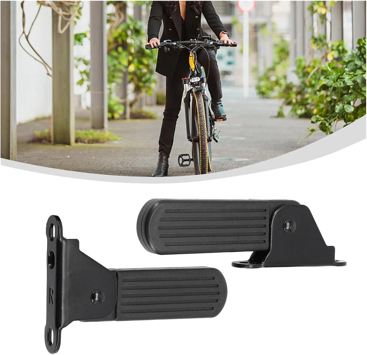 Ebike pegs 3 Pairs Of Folding Footrests For Electric Bicycles, Folding Footrest Leg Support Pads, Accessories
