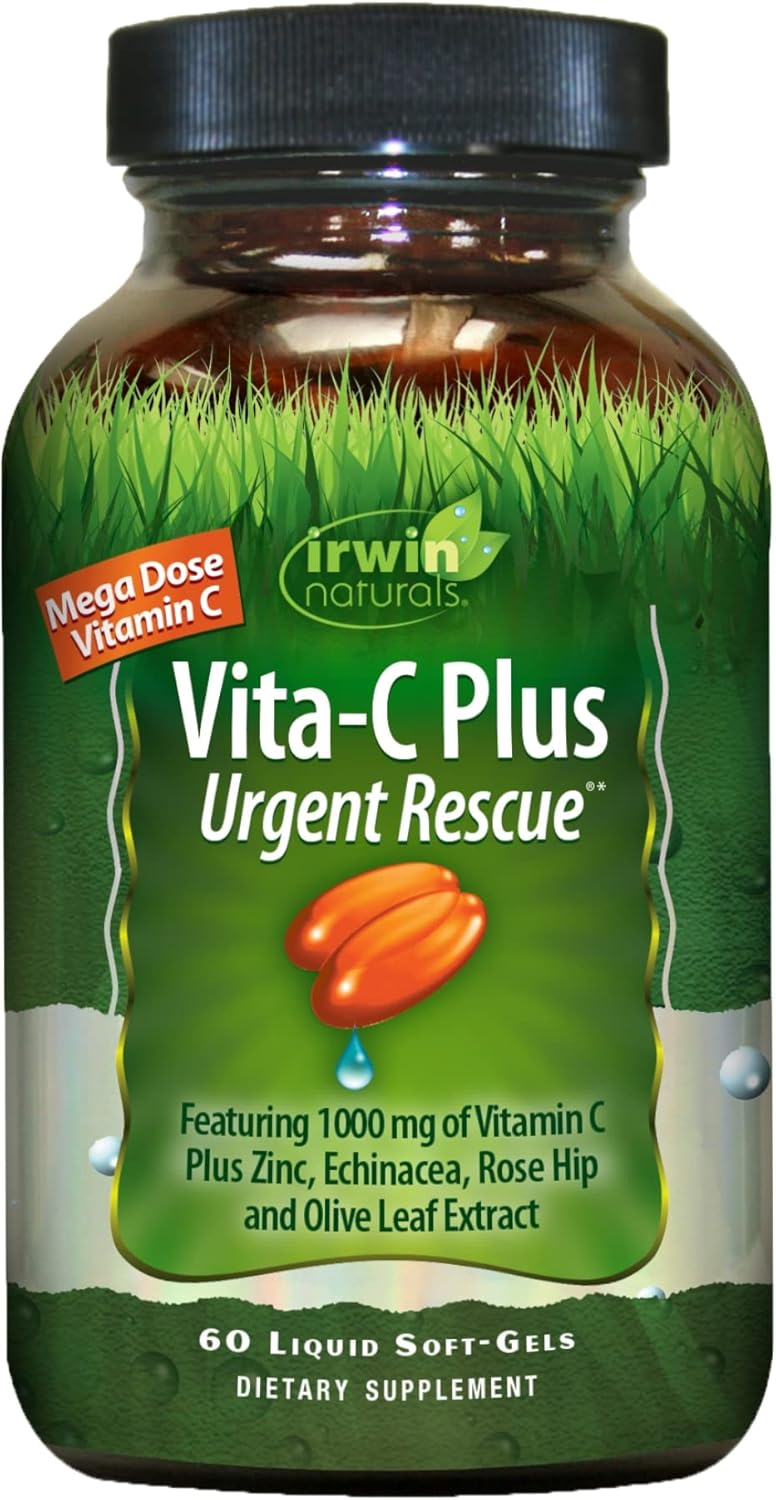 Irwin Naturals VitaC Plus Urgent Rescue 1,000mg Mega Dose