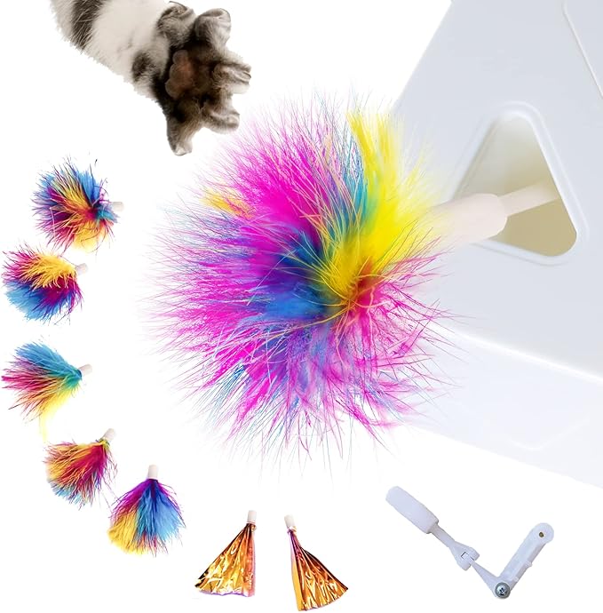 Migipaws Upgrade Rainbow Feather Replacement for Migipaws Whack A Mole