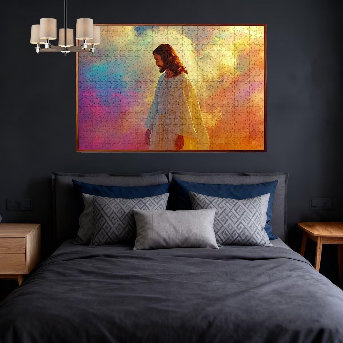 Puzzle 3000 sztuk Fantazyjne Puzzle dla dorosłych i całej rodziny Rozmiar 122 x 81 cm Wysokiej jakości opakowanie, klasyczne kreatywne rozrywki zabawne wyzwania do dekoracji świątecznych L-74