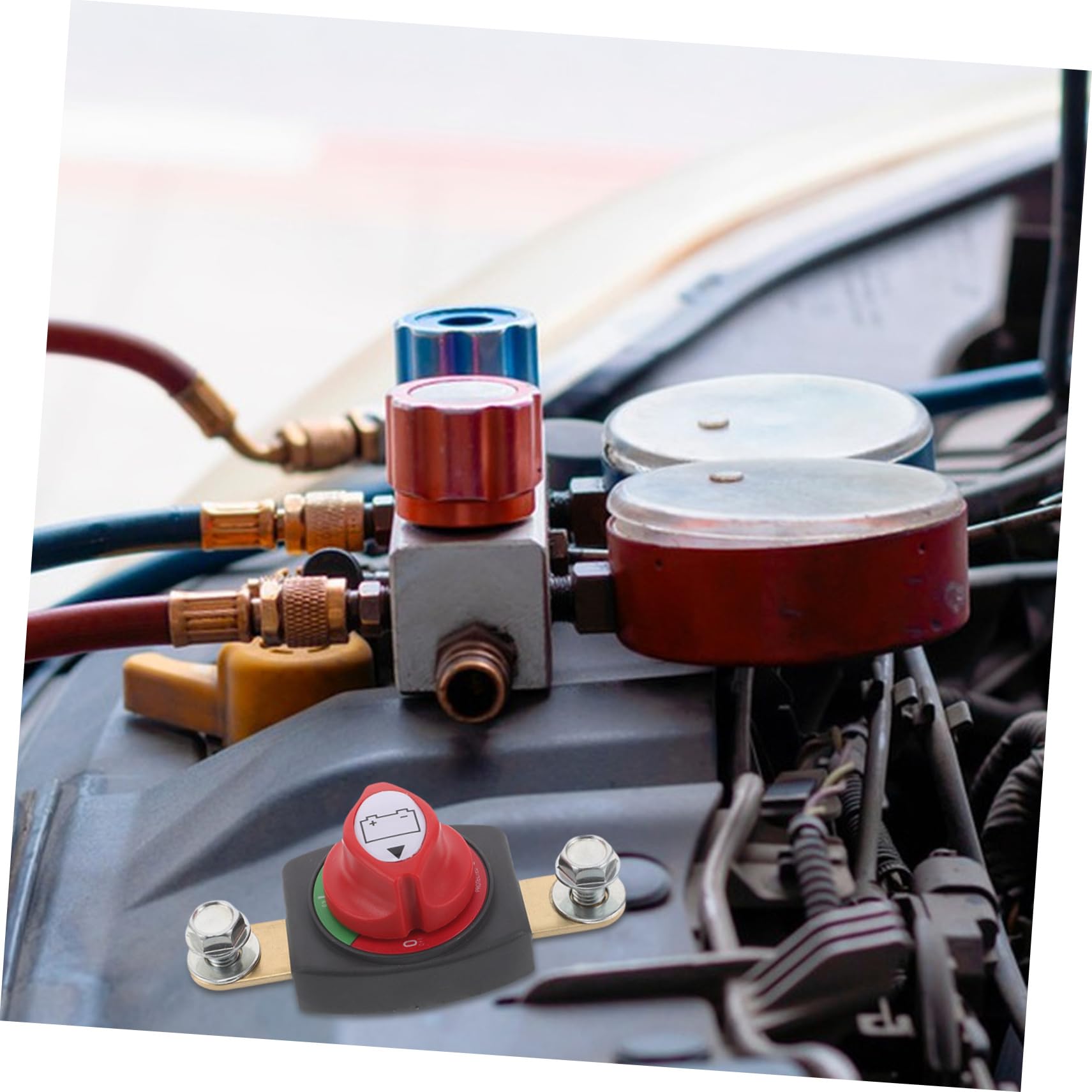 HAPINARY Battery Kill Switch for Cars and Boats High Motor Protector Switch Easy Install and Power Control Prevent Battery Drain