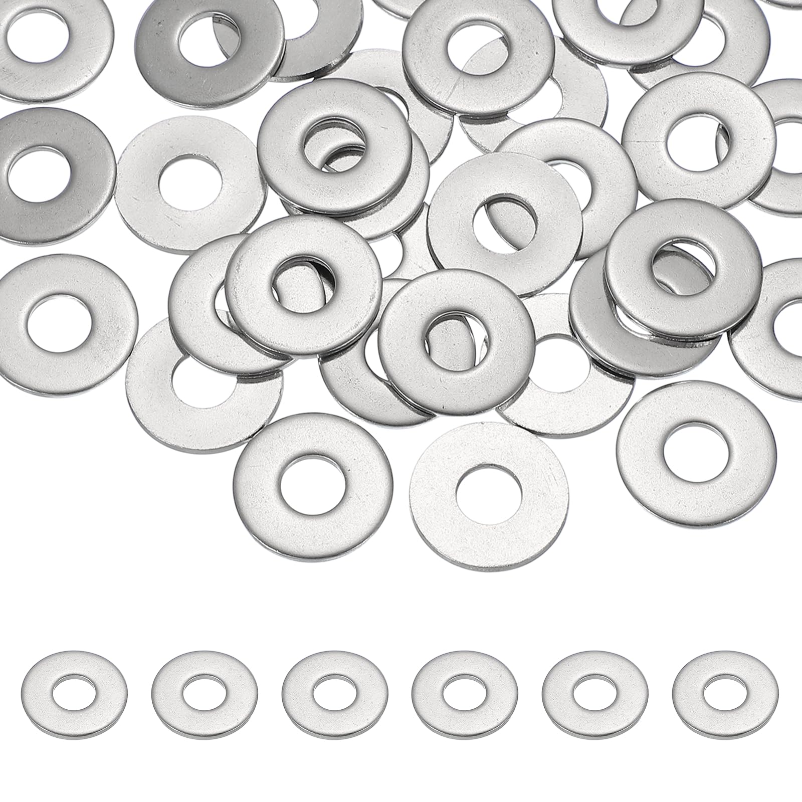 PATIKIL M8 x 22mm Metal Screw Washers Set, 36Pcs 304 Stainless Steel Flat Washers for Screws Bolts Factories Home Outdoor Projects
