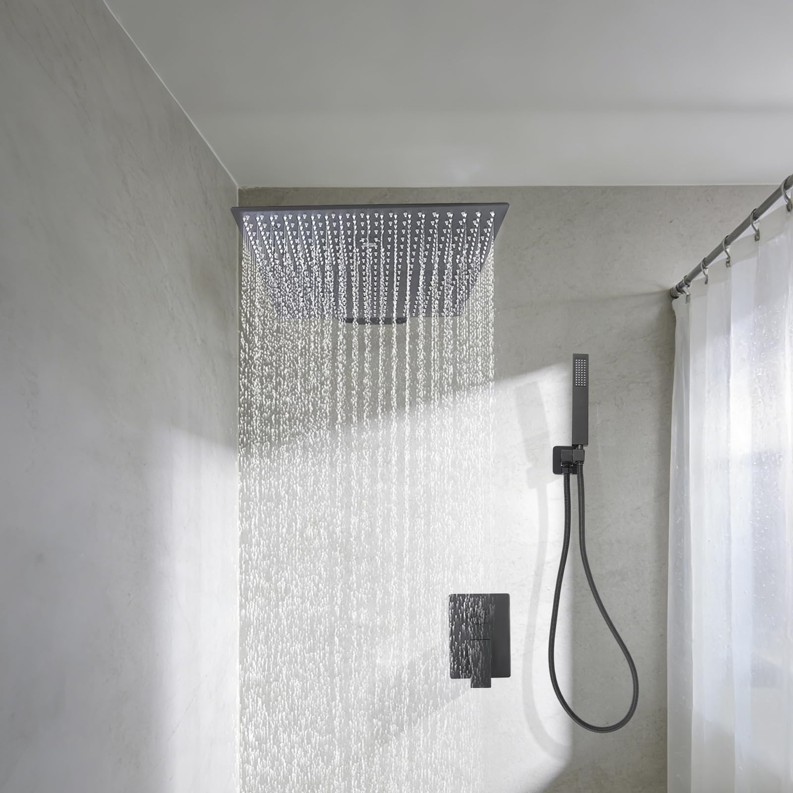 Juego de grifos de ducha ocultos empotrados para pared