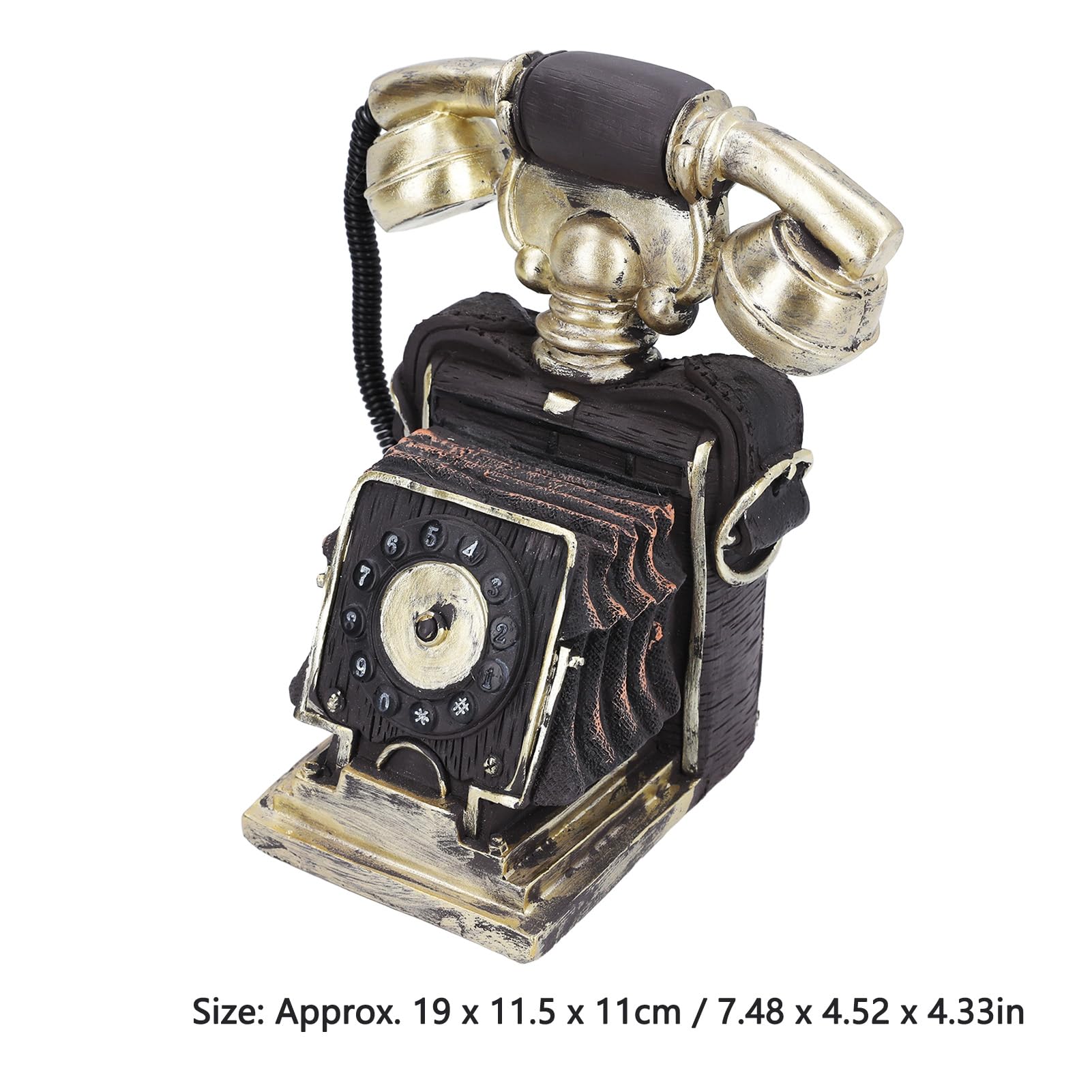 ヴィンテージ 電話　インテリア　ディスプレイ Amazon.com: Large Creative Retro Decorative Phone Model