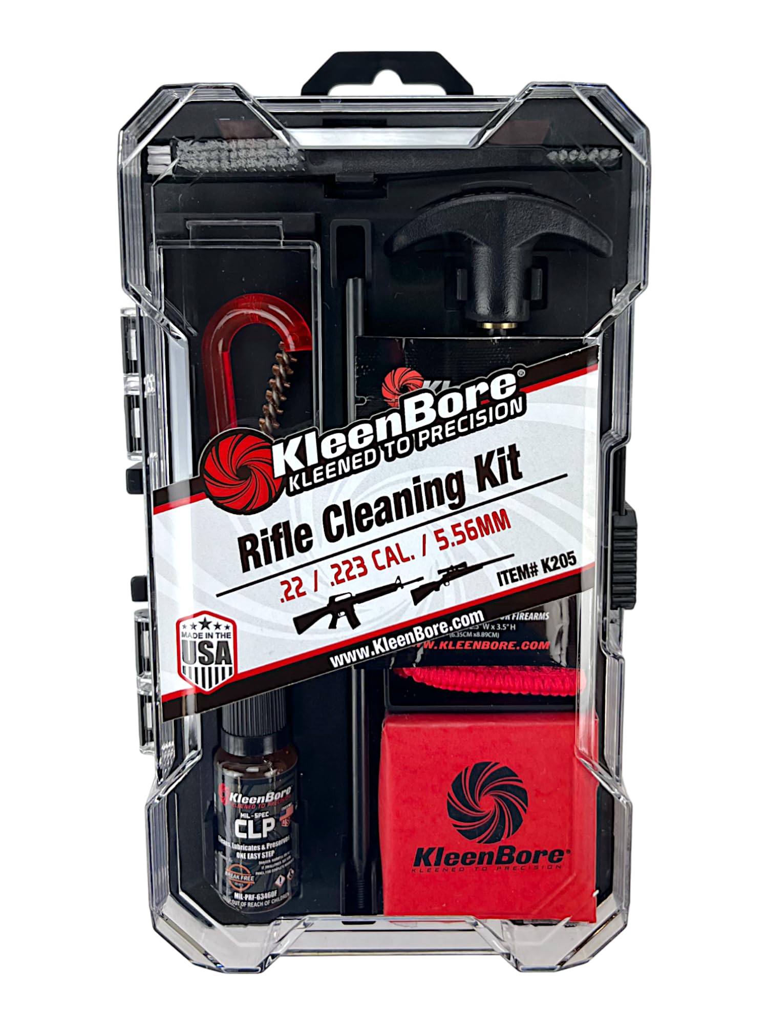 Amazon.com : KleenBore .22 .223 5.56mm Rifle Cleaning Kit – Multi