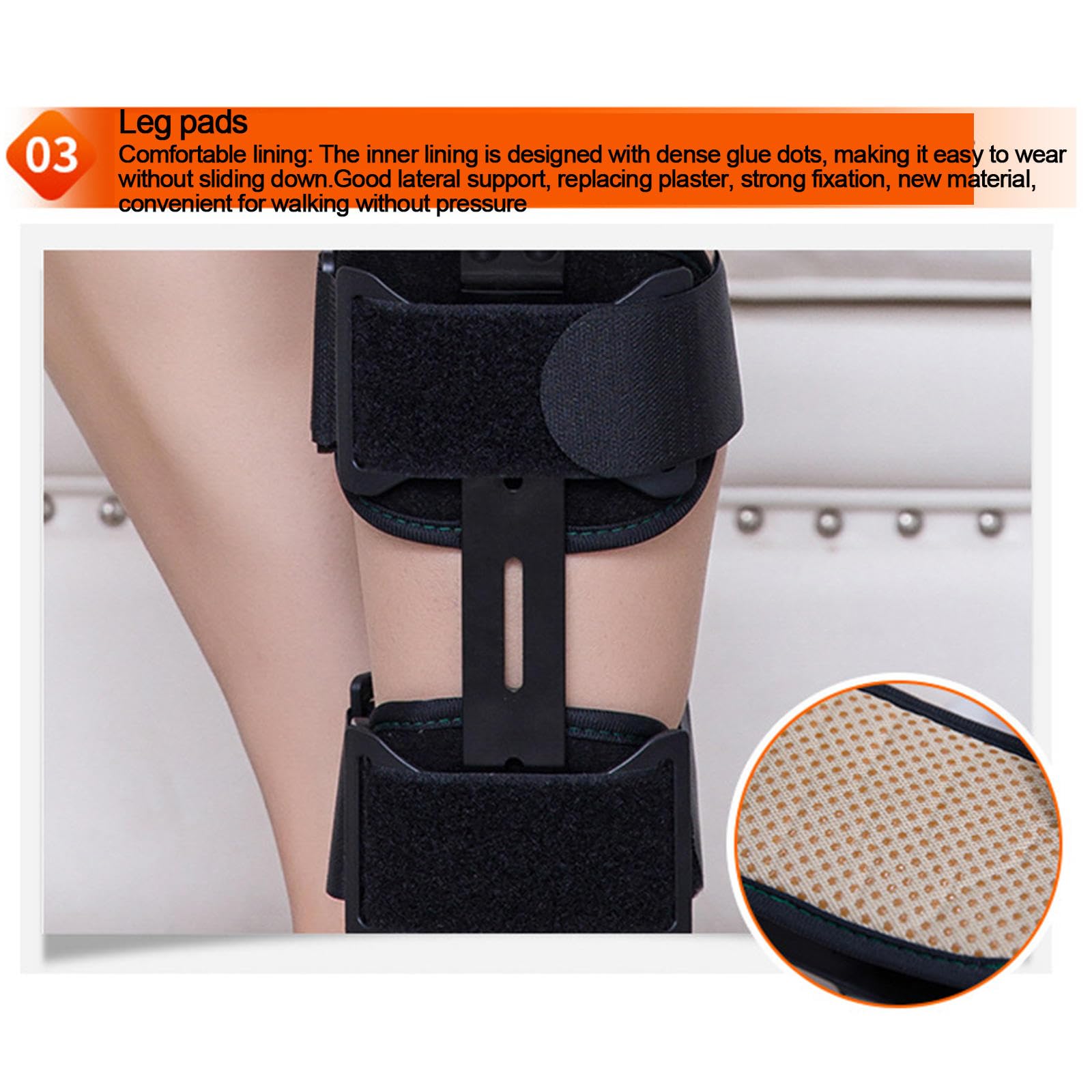 Ginocchiera Rom Incernierata Unisex Ginocchiera Post Operatoria per Il Recupero Dopo L'intervento Chirurgico, Lesioni ACL, MCL e PCL, Tutore di Supporto per Ginocchio Regolabile per Uomini