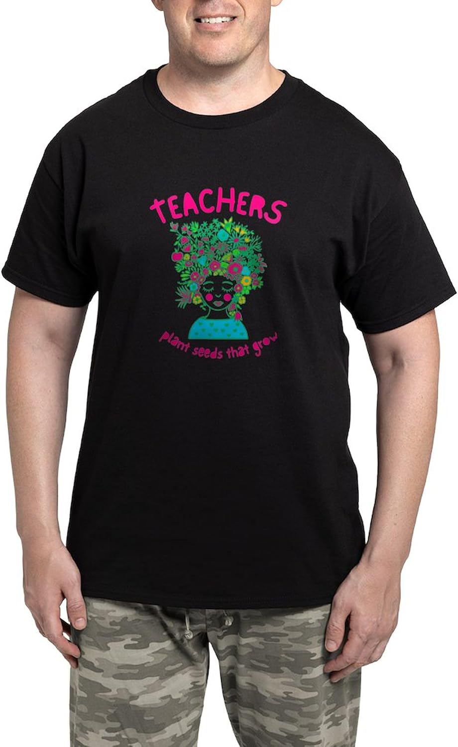CafePress Back To School Teacher Garden Lover T Shirt Novelty Men's Pajama Set, Comfortable PJ Sleepwear