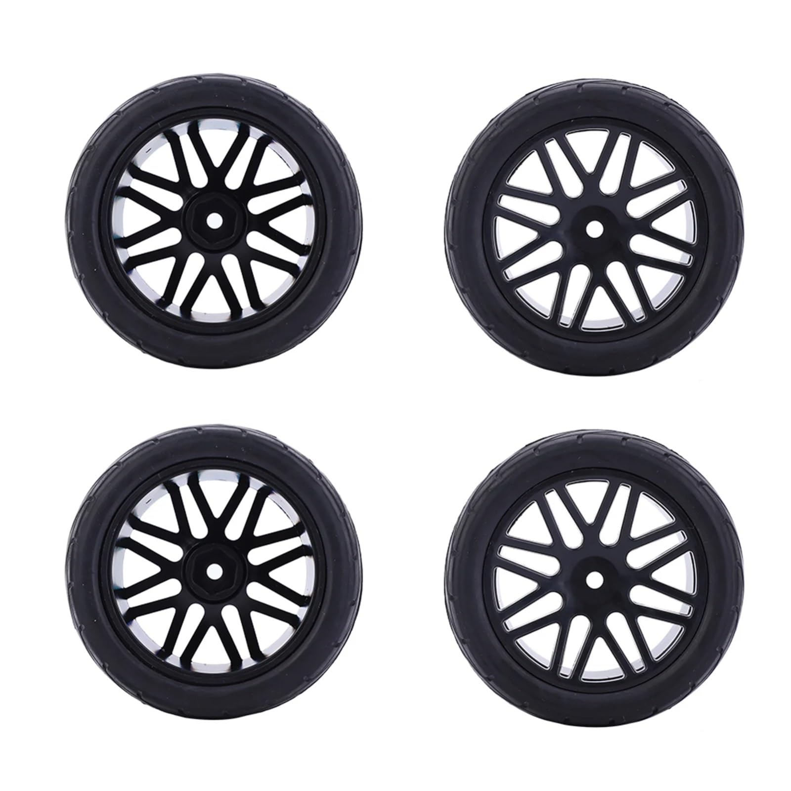Rc Car Pneumatici 1/10 4 Pezzi 85mm Ruote Pneumatici Telecomando Accessori Per Auto Universale Modello RC Veicoli Fuoristrada Sostituire Camion Cingolati