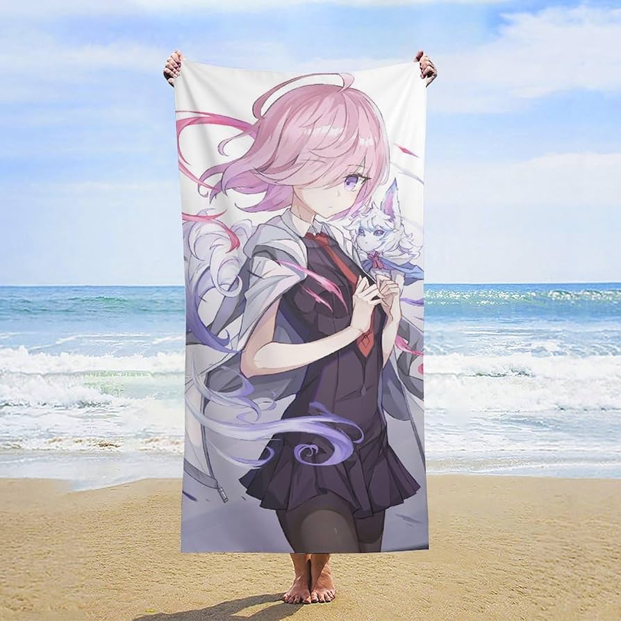 ★FGO★マシュ・キリエライト★Latex Mba★特大バスタオル★ハイパーレア Amazon｜バスタオル FGO マシュ・キリエライト ビーチタオル