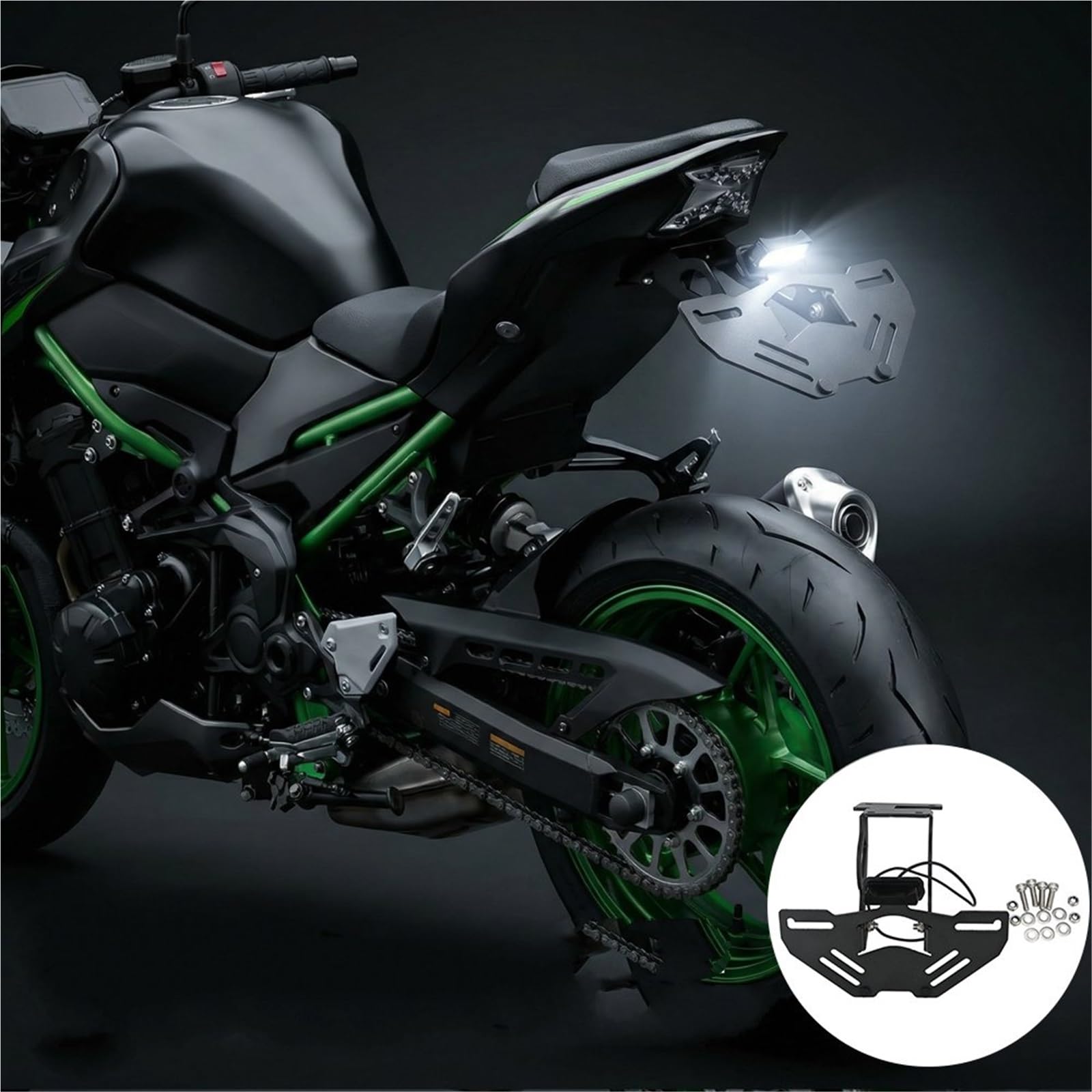 Portatarga Posteriore Moto Per Z900 Z900SE ZH2 SE 2017-2024