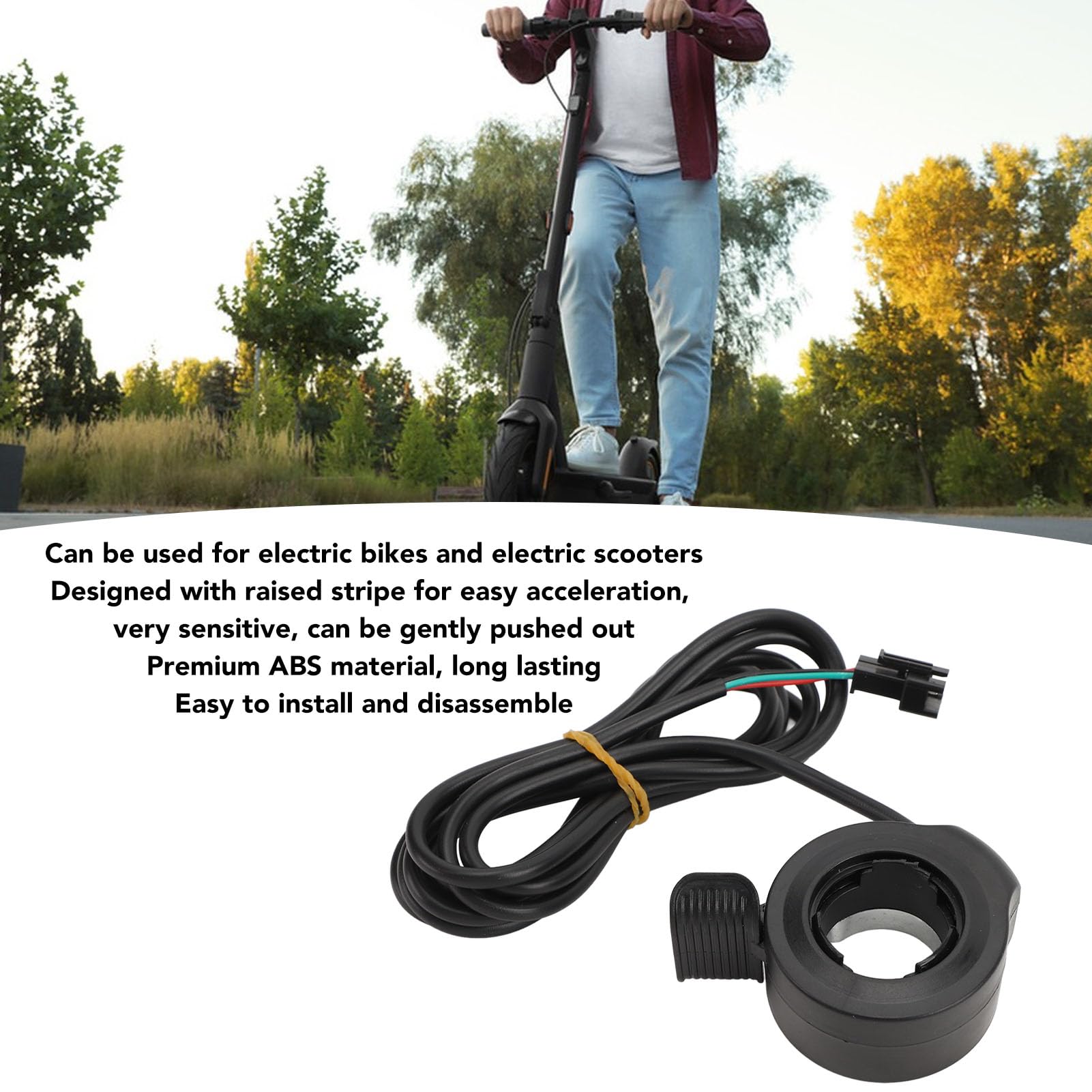 RiToEasysports 130X Duimgas, Elektrische Fiets-scooter Vingerversneller RiToEasysports 130X Duimgas, Elektrische Fiets-scooter Vingerversneller
