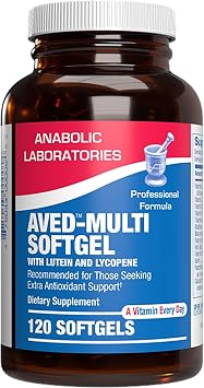 30-In-1 Adult Multivitamin with Iron - Antioxidant Rich Over 50 Multivitamin for Women and Men with Vitamins A C D E B Complex Zinc Magnesium Myo Inositol Lutein Lycopene & More - 2 Month Supply