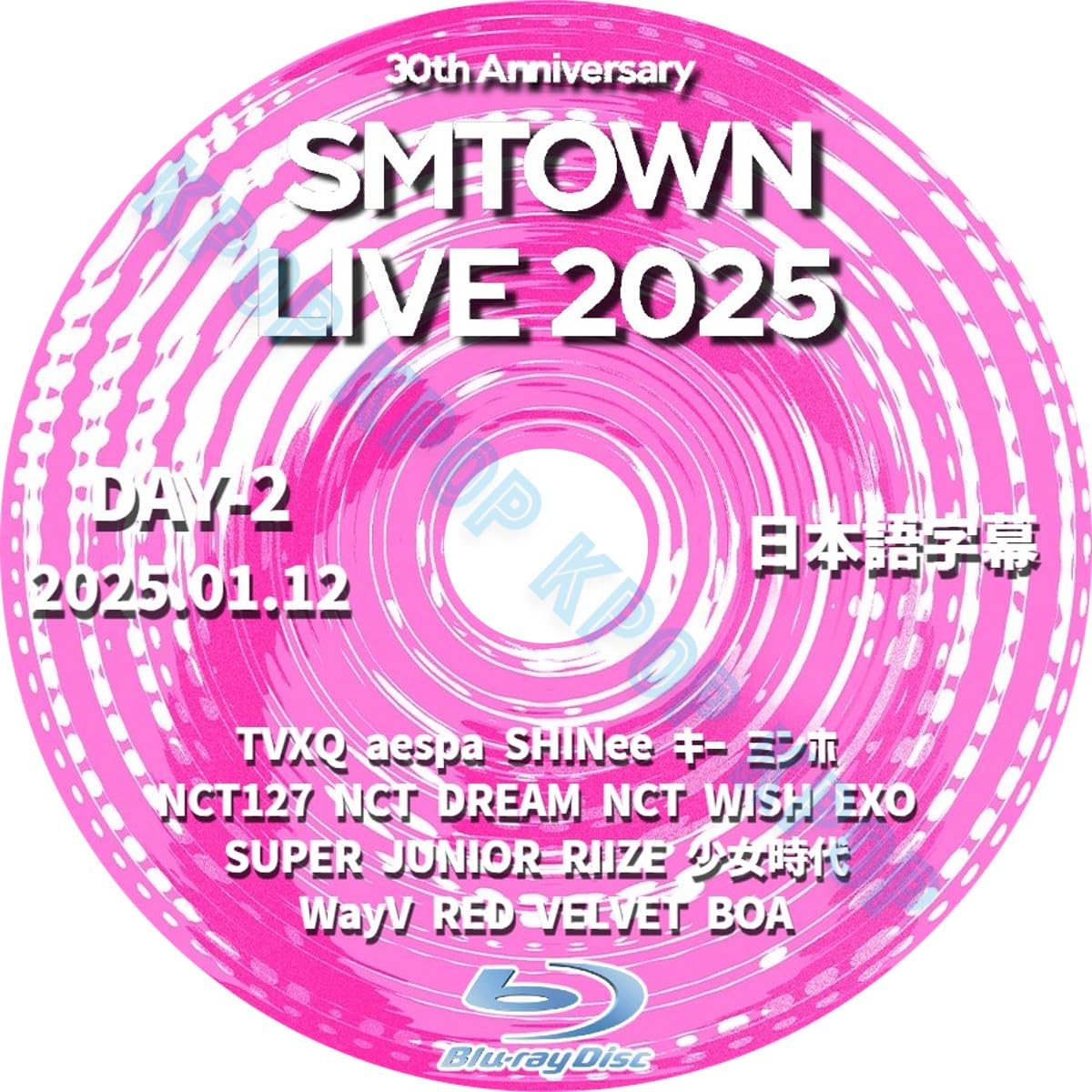 Amazon | SMTOWN LIVE 2025 ブルーレイ DAY-2 2025.01.12 1枚組