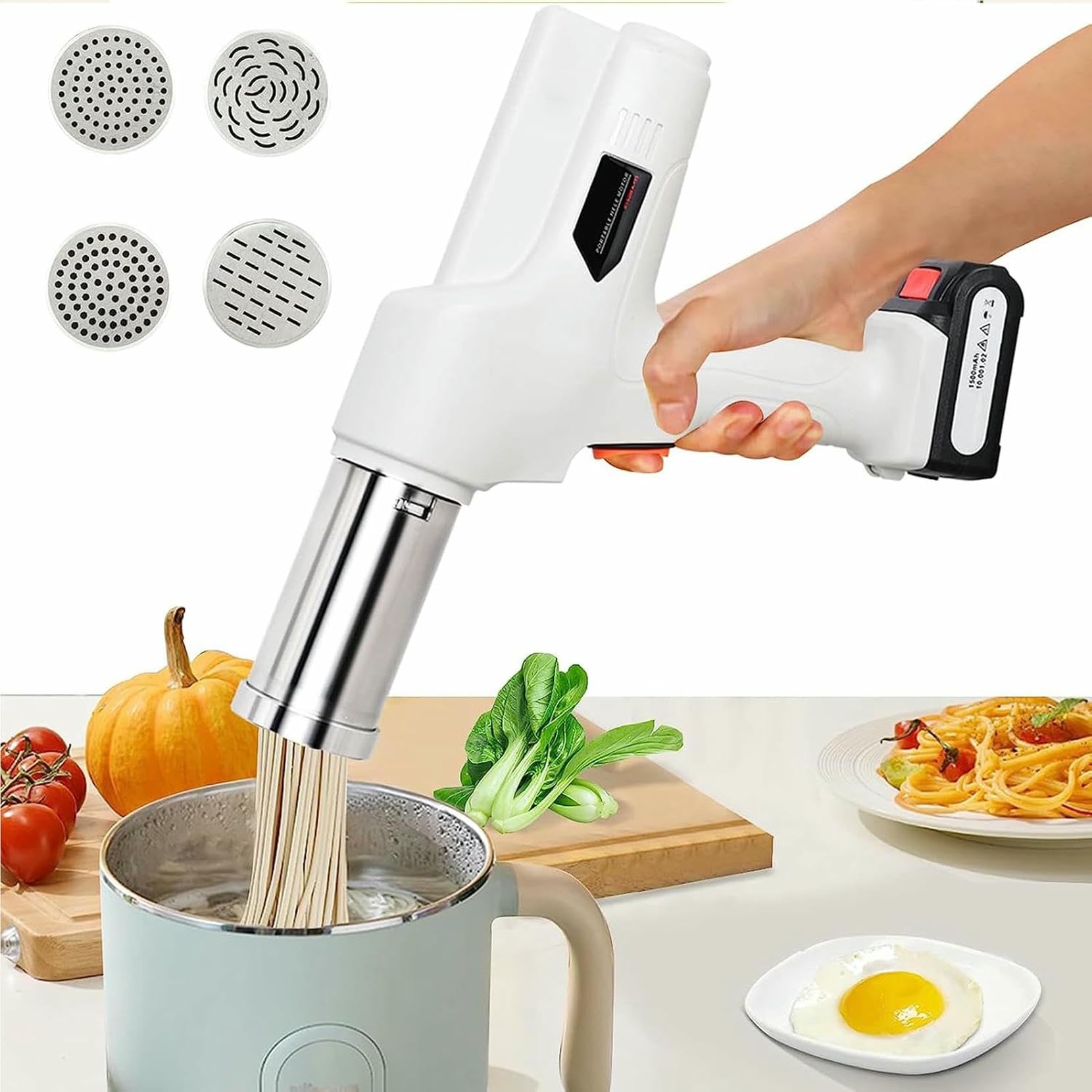 Noodle maker portable en acier inoxydable pour repas conviviaux en famille