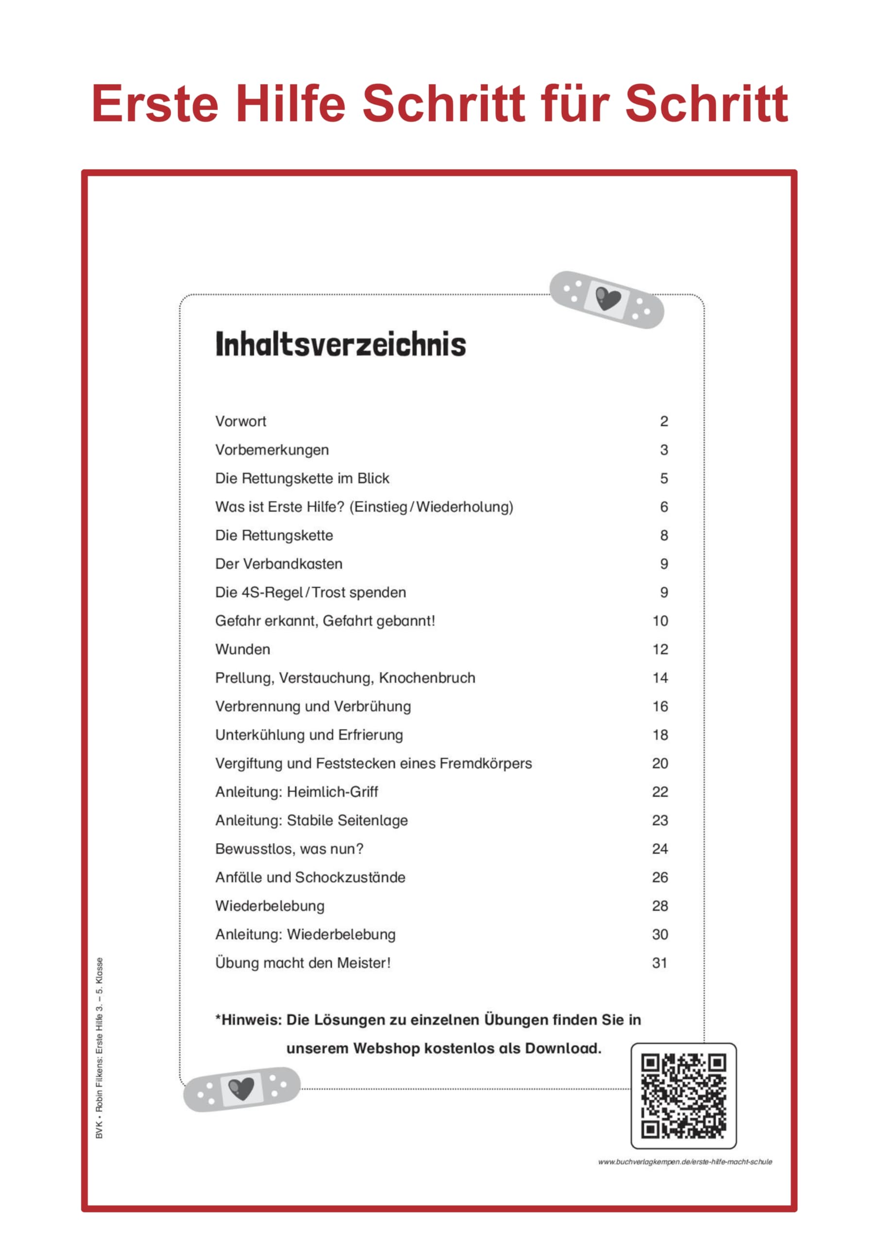 Erste Hilfe macht Schule: mit Praxistipps von Doc Caro | 3. bis 5. Klasse (Erste Hilfe mit Doc Caro, Band 2) | für Grundschule & Sekundarstufe I
