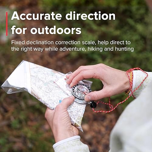 Miniatura 8 de Suunto A-30 Brújula: Brújula compacta para senderismo con marcas luminosas en poca luz