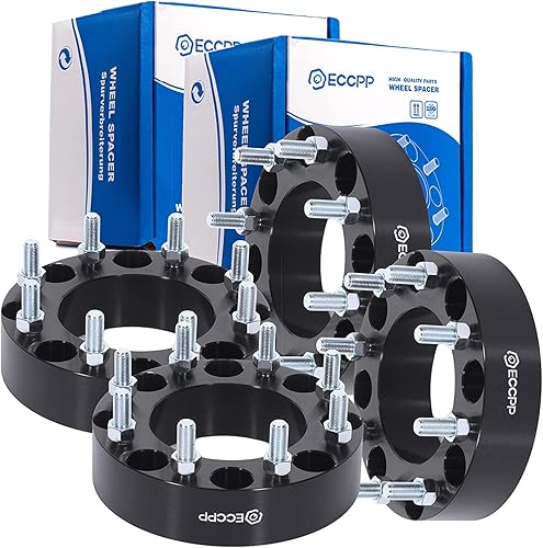 ECCPP 4 espaciadores de rueda de 1.969 in, 8 lengüetas, 0.315 x 7.087 in a 0.315 x 7.087 in, 14 x 1.5 4.886 in, 2 pulgadas, se adapta a Express 1500